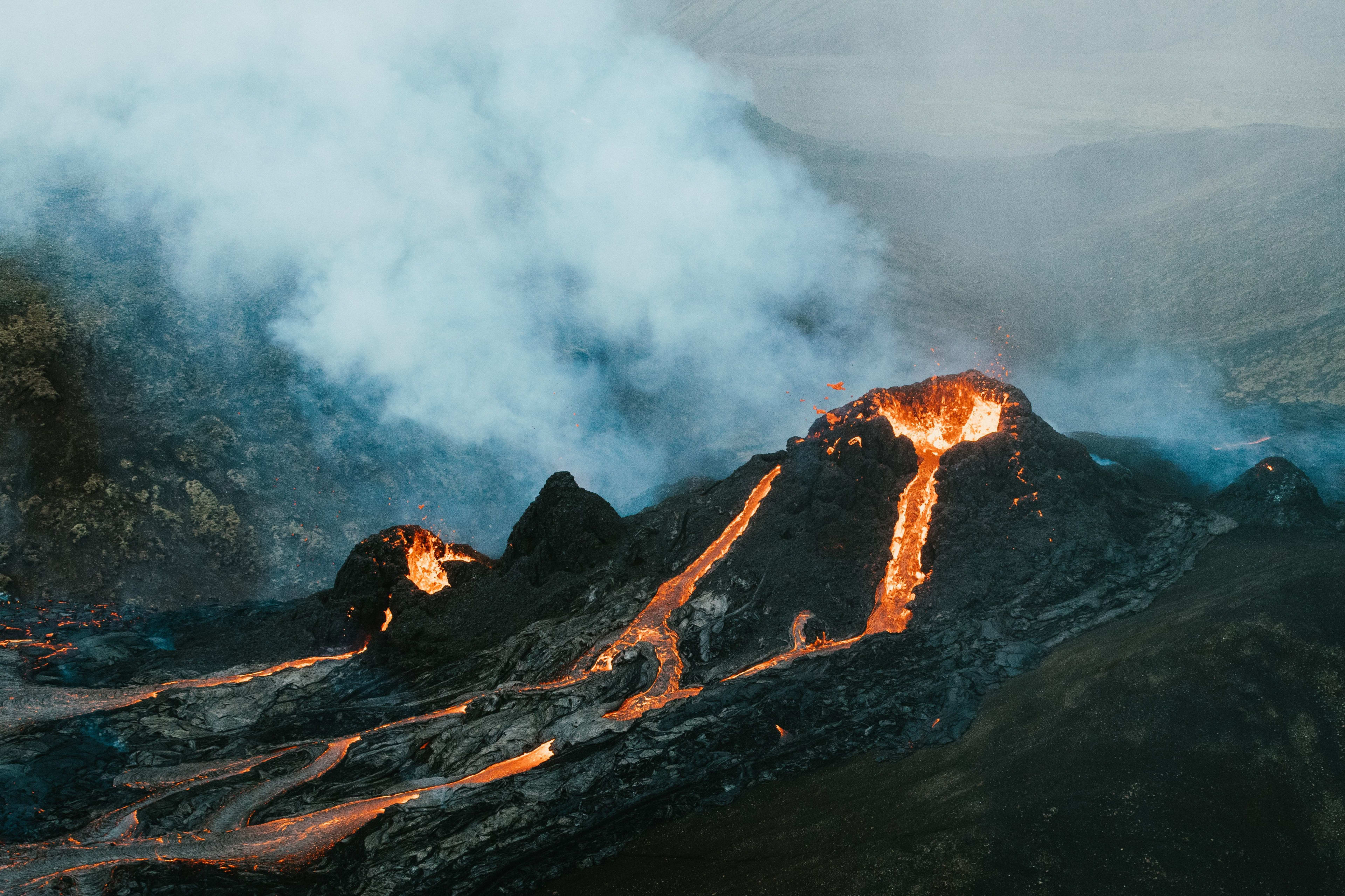 Eyjafjallajokull volcano eruption