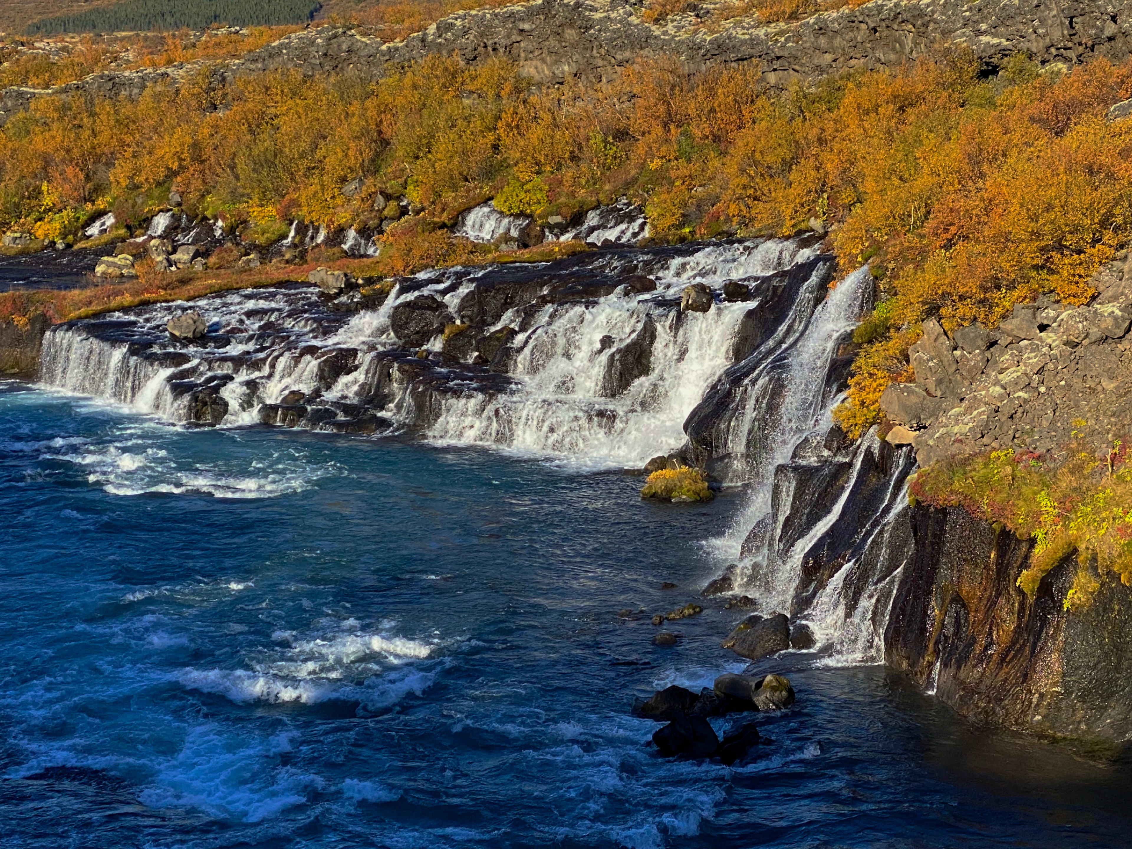 hraunfoss-west iceland