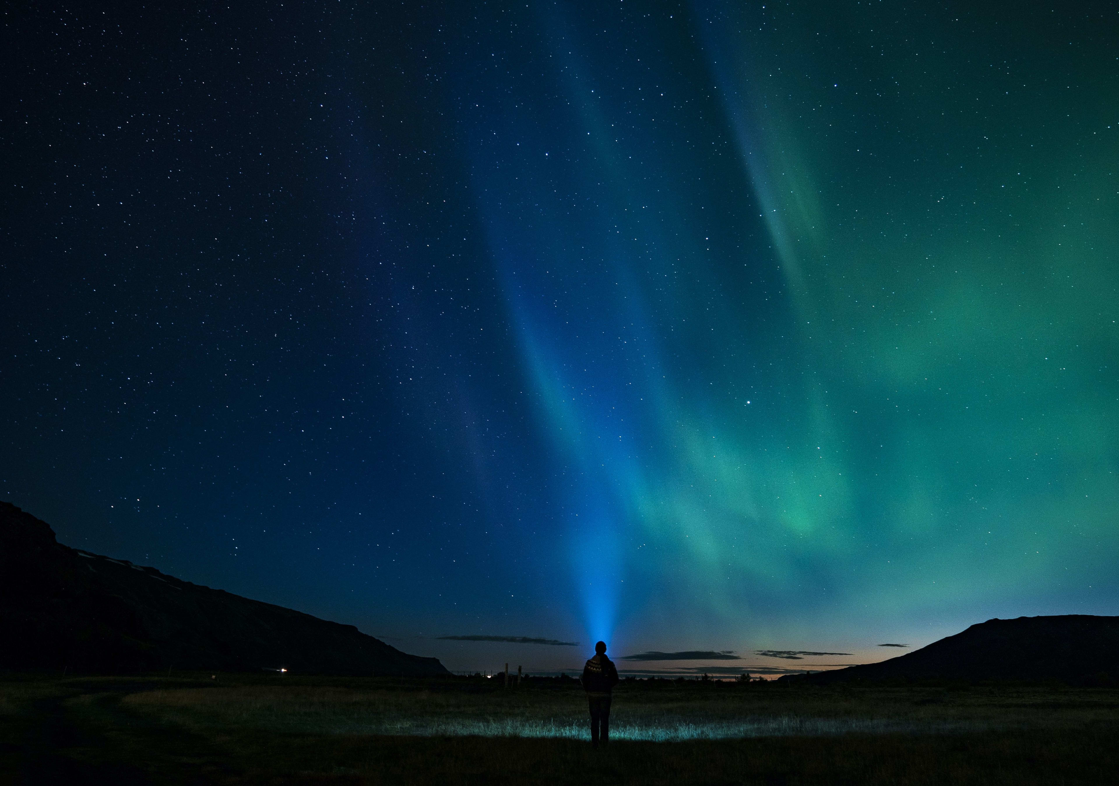 northern lights in iceland