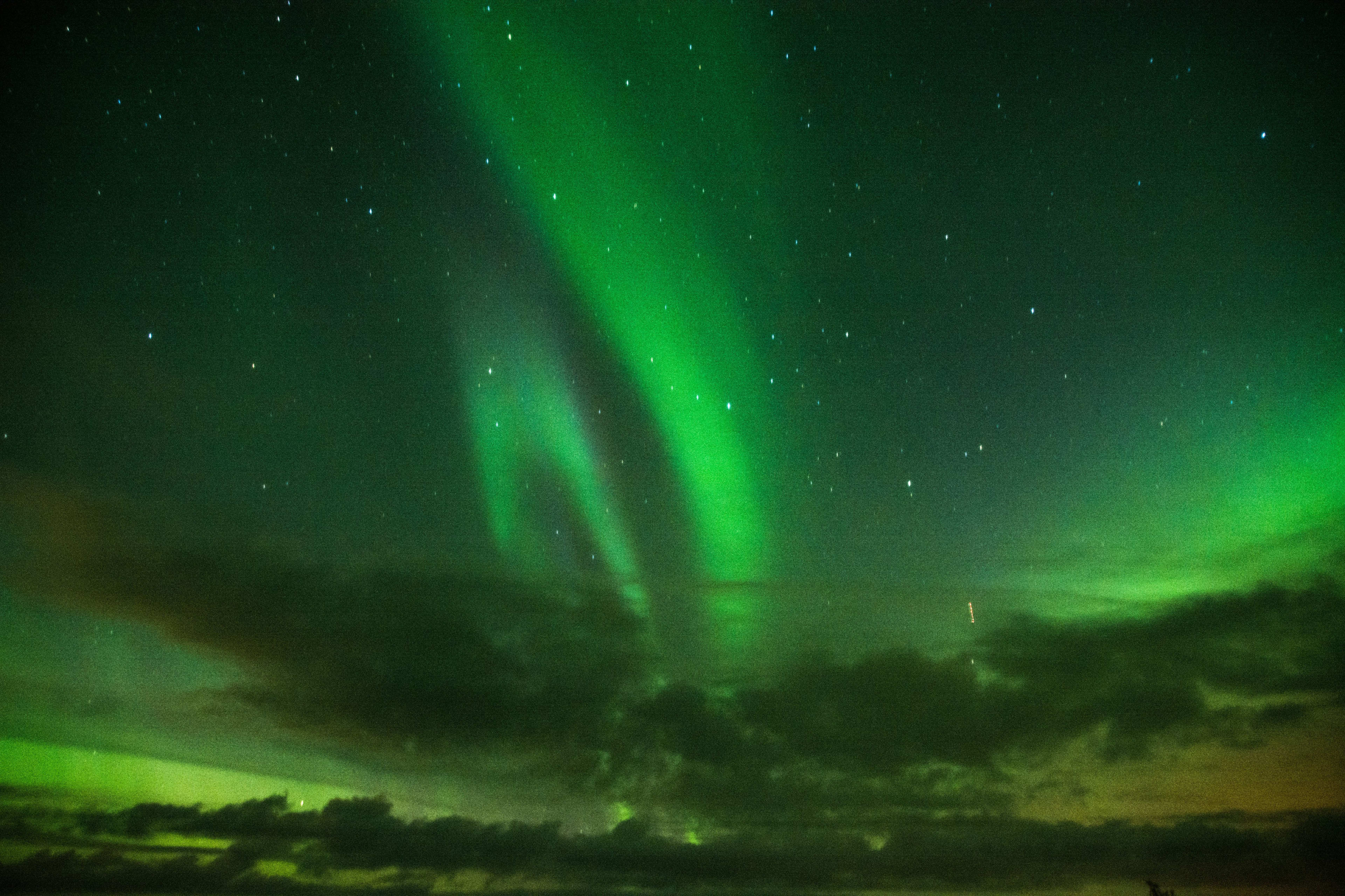 aurora and cloud