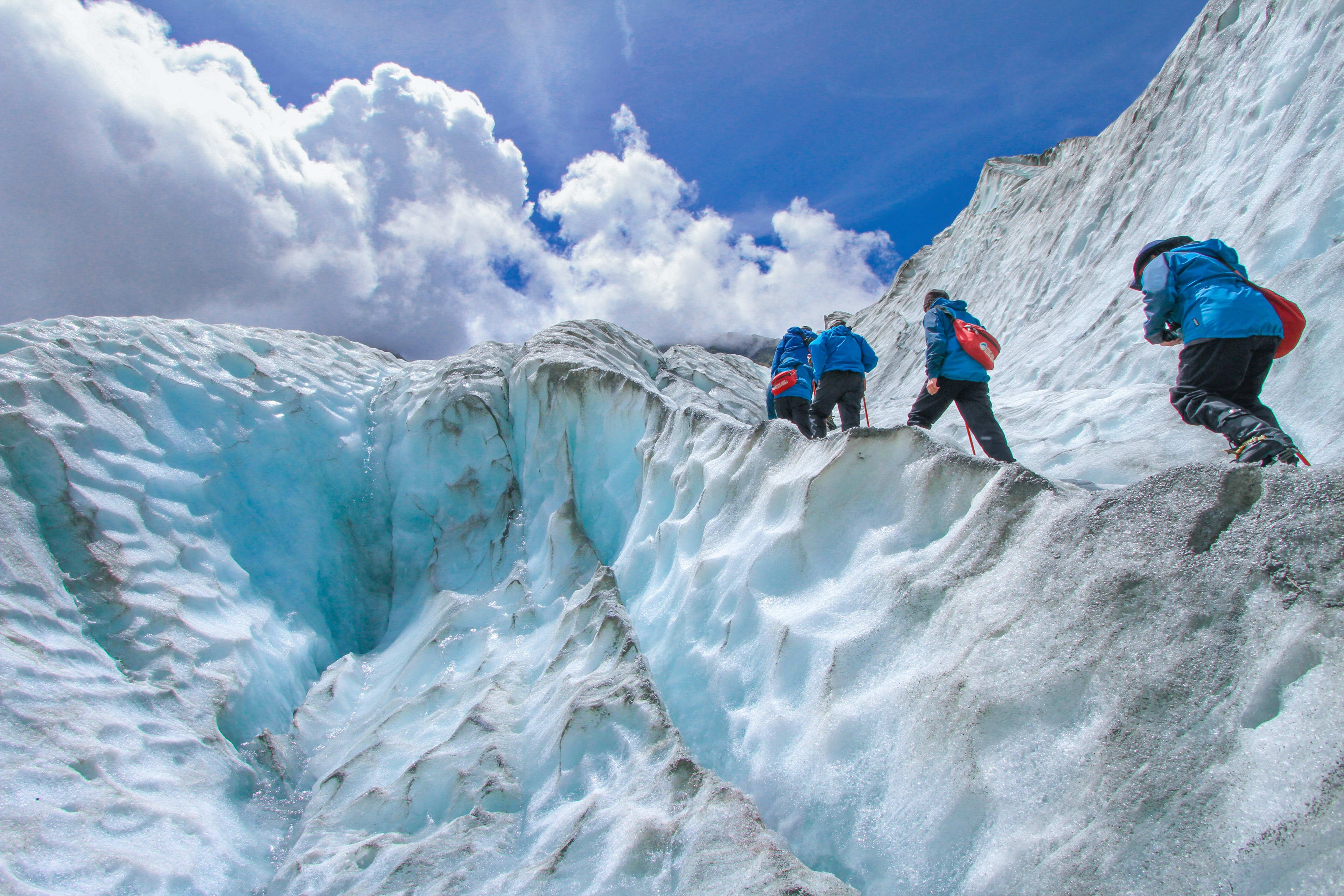 breath-taking glacier walking