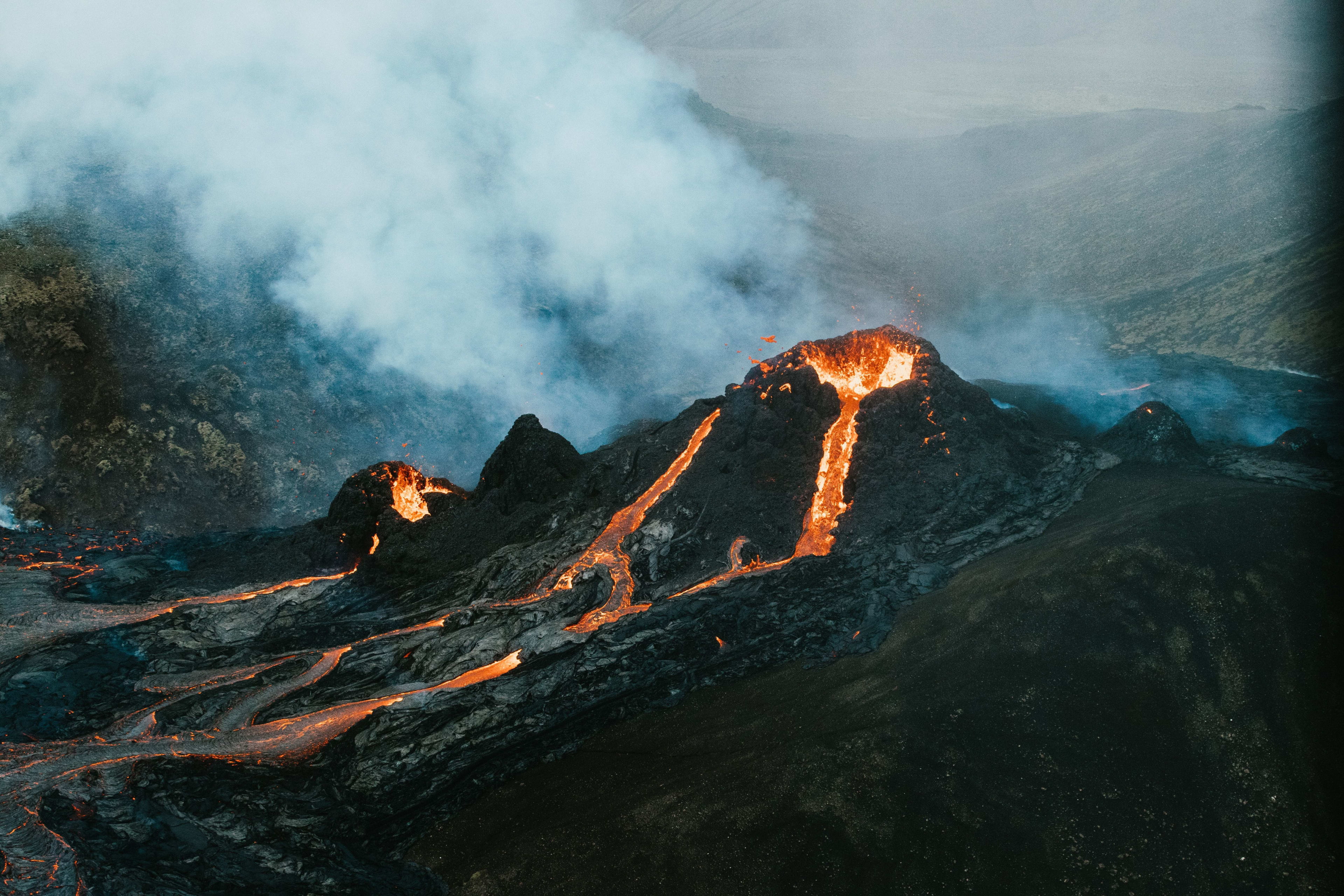 Eyjafjallajokull volcano eruption