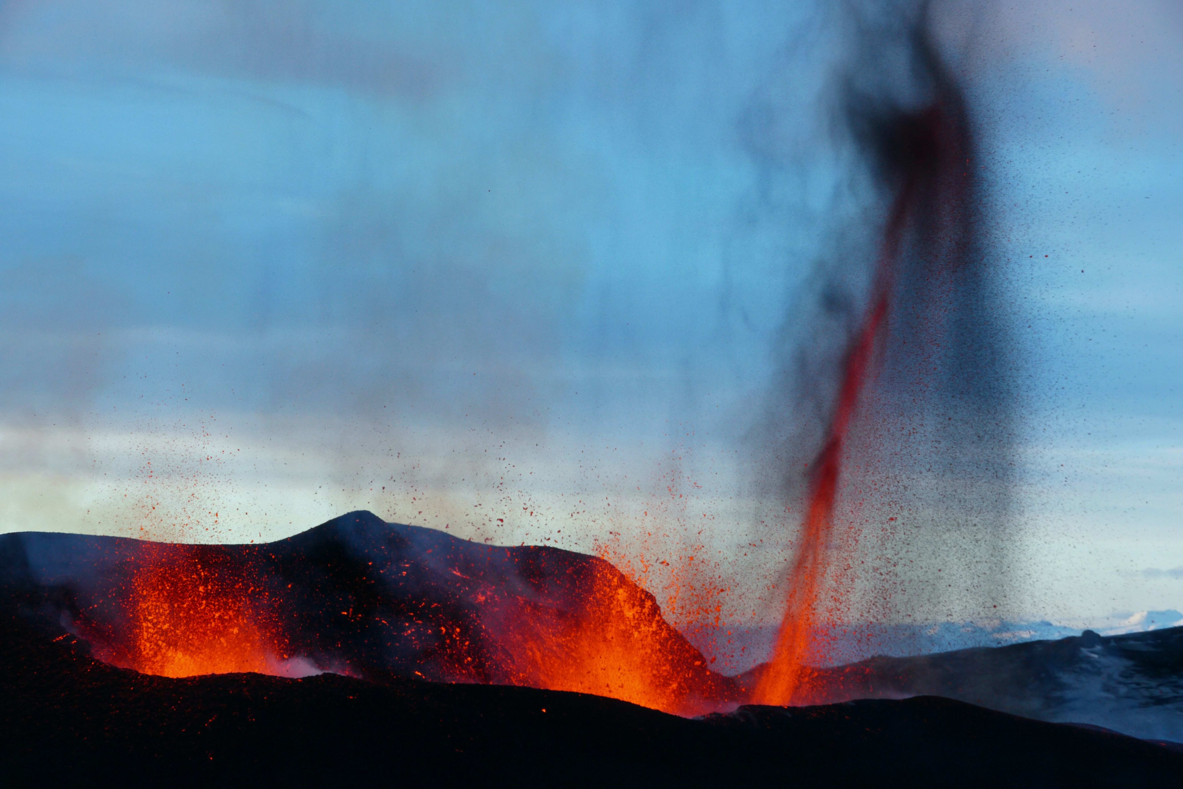 volcano eruption of Eyjafjallajokull