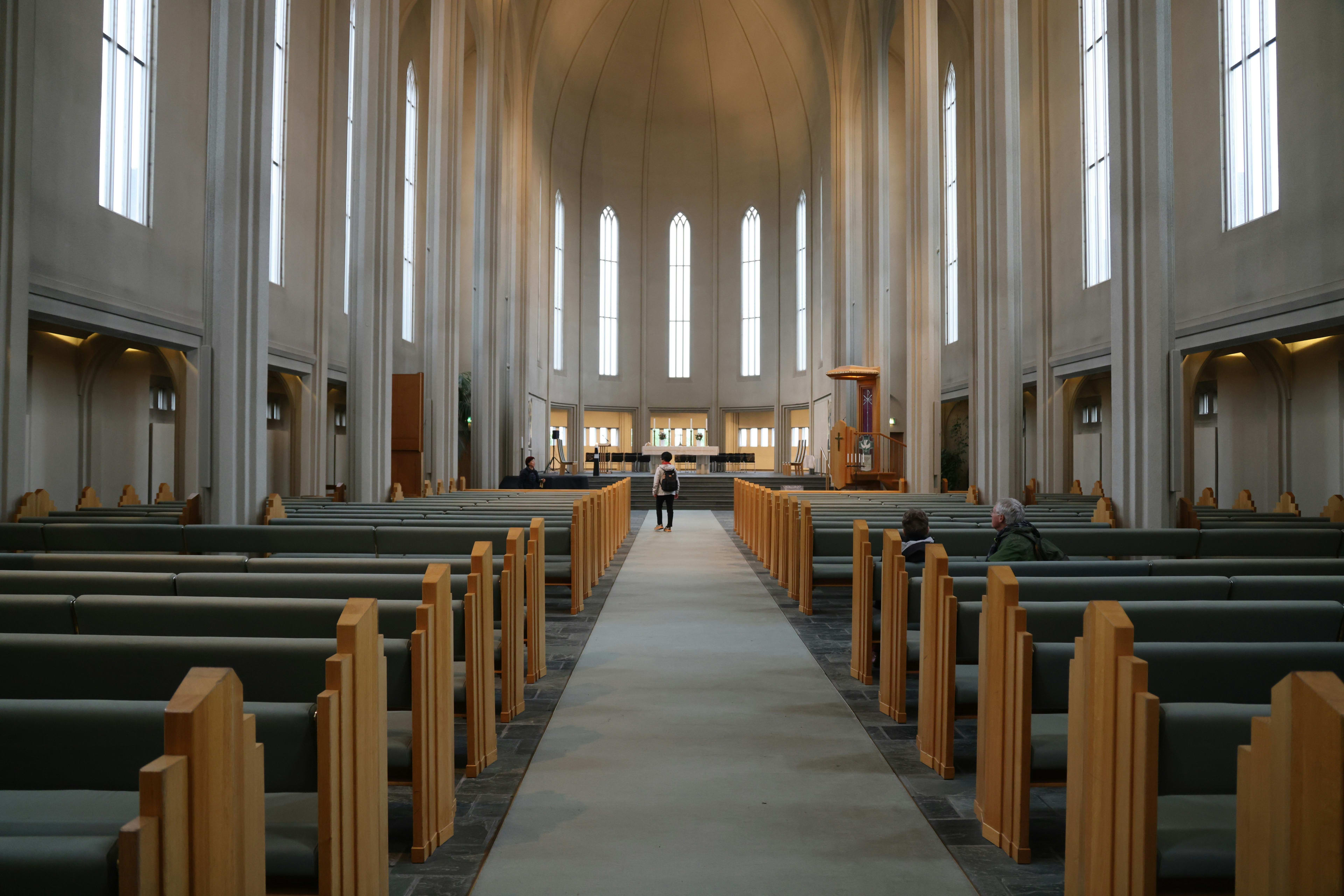 Hallgrimskirkja  church Interior