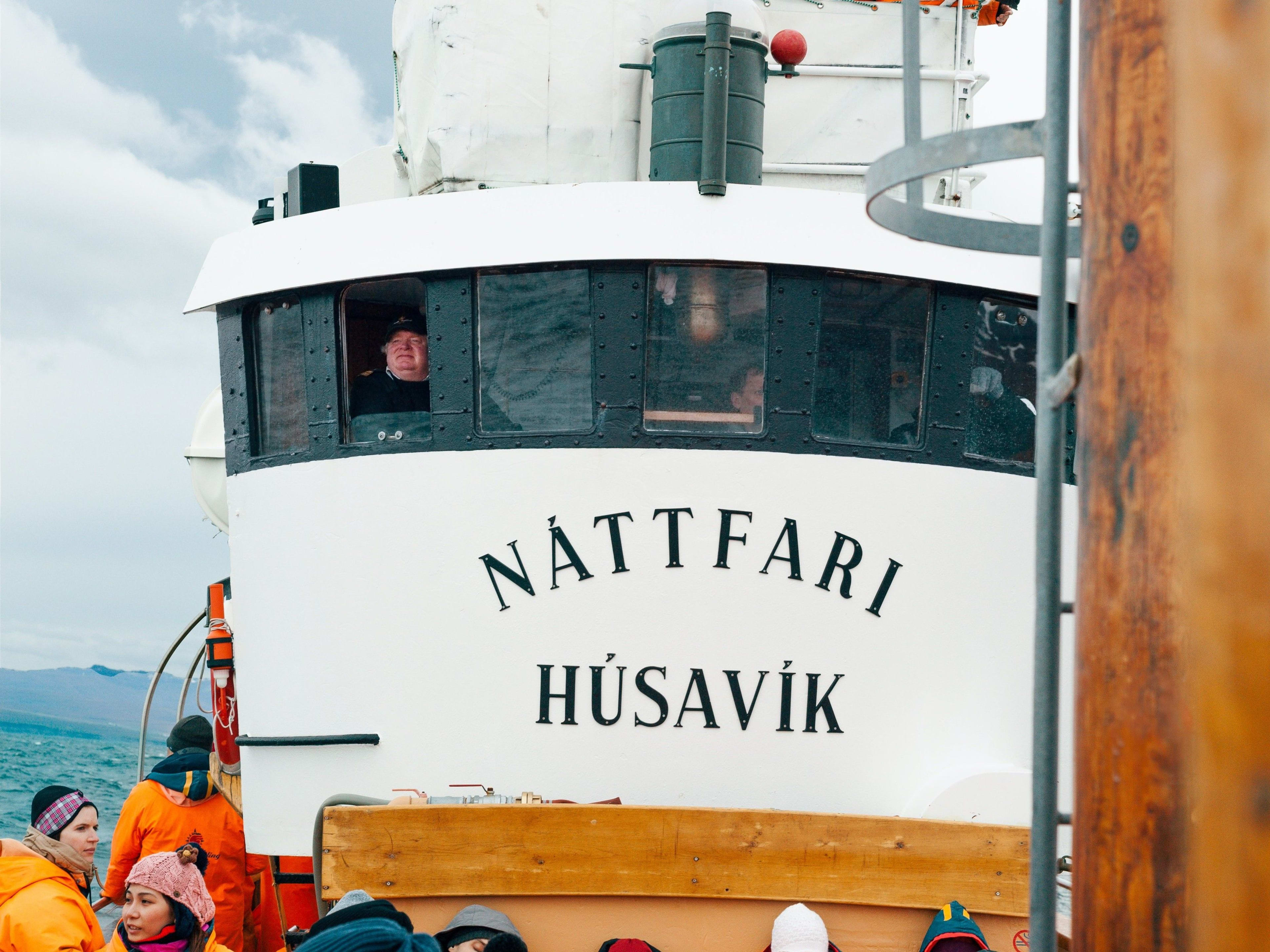 husavik boat for whale watching