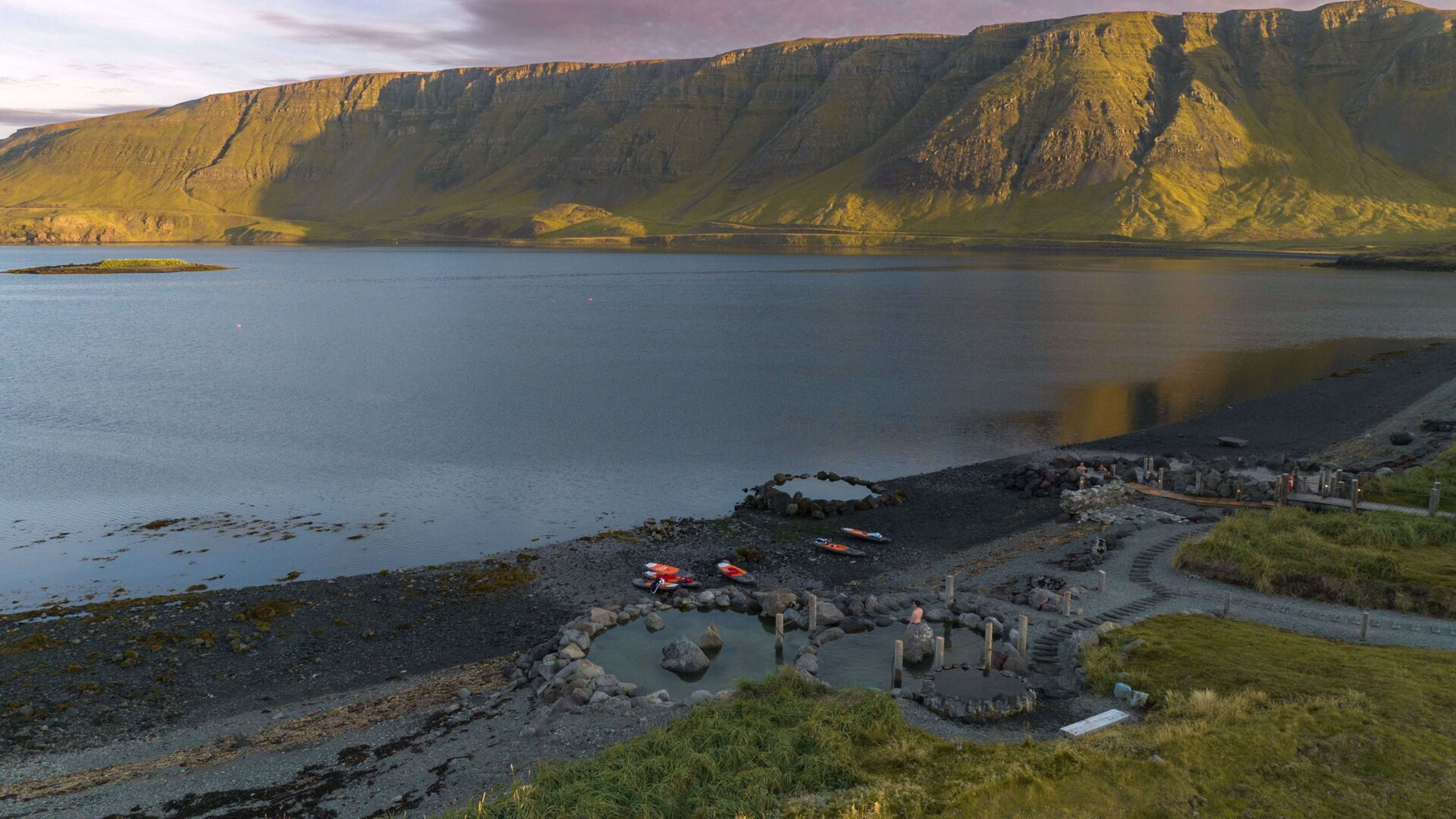 icelandic natural hot springs hvammsvik