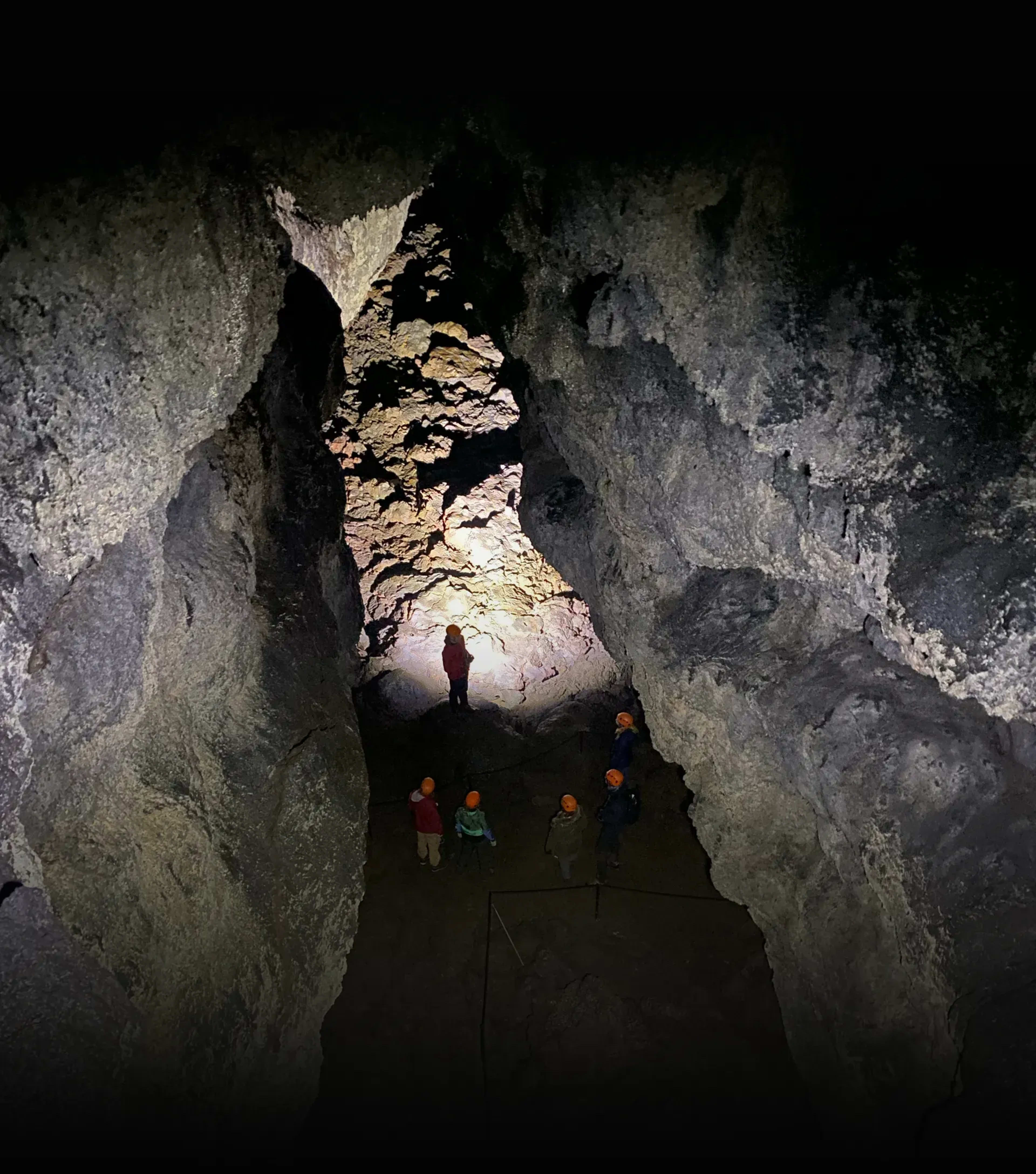 go deep into the vatnshellir cave