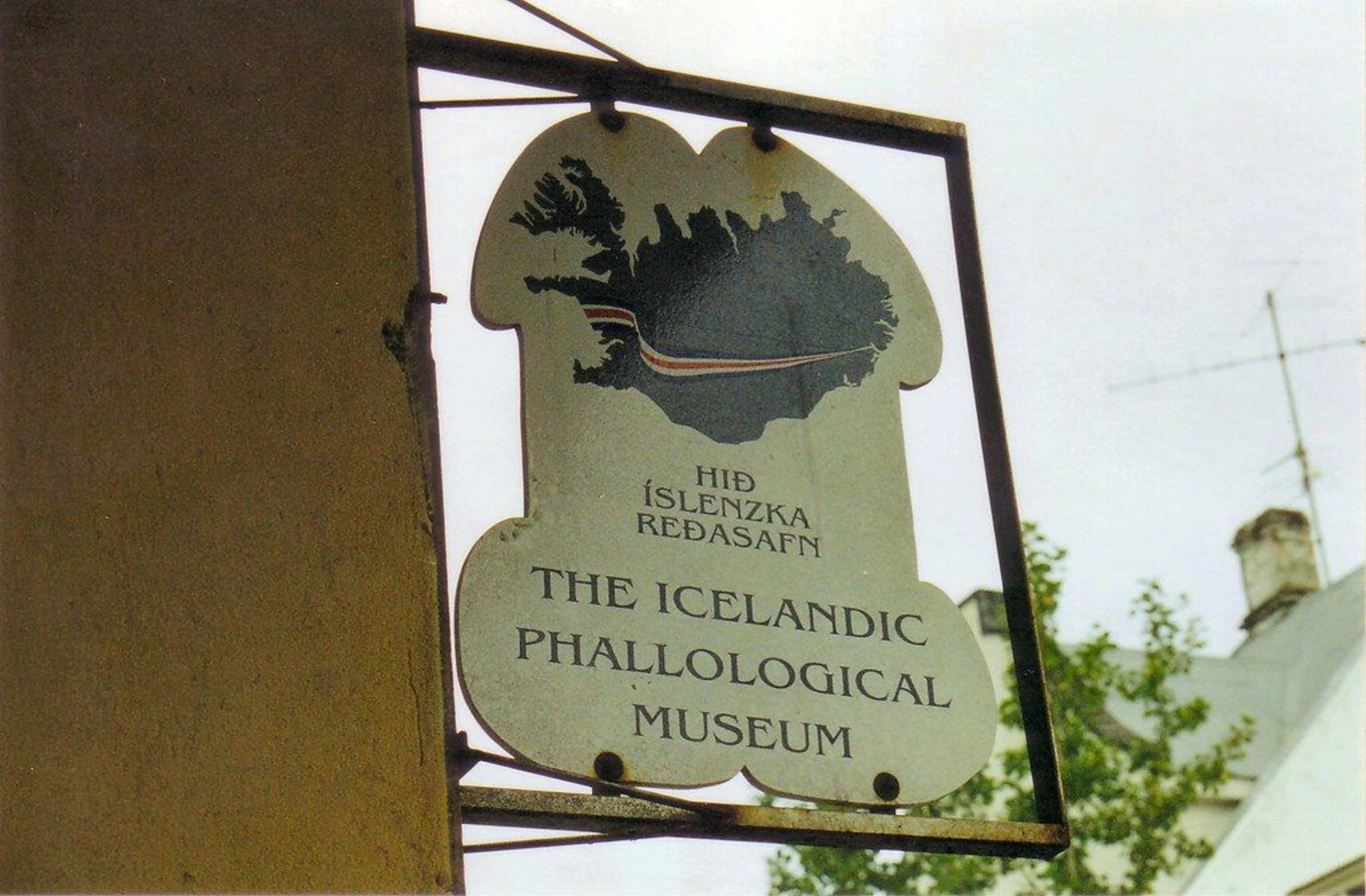 Icelandic Phallological Museum Sign