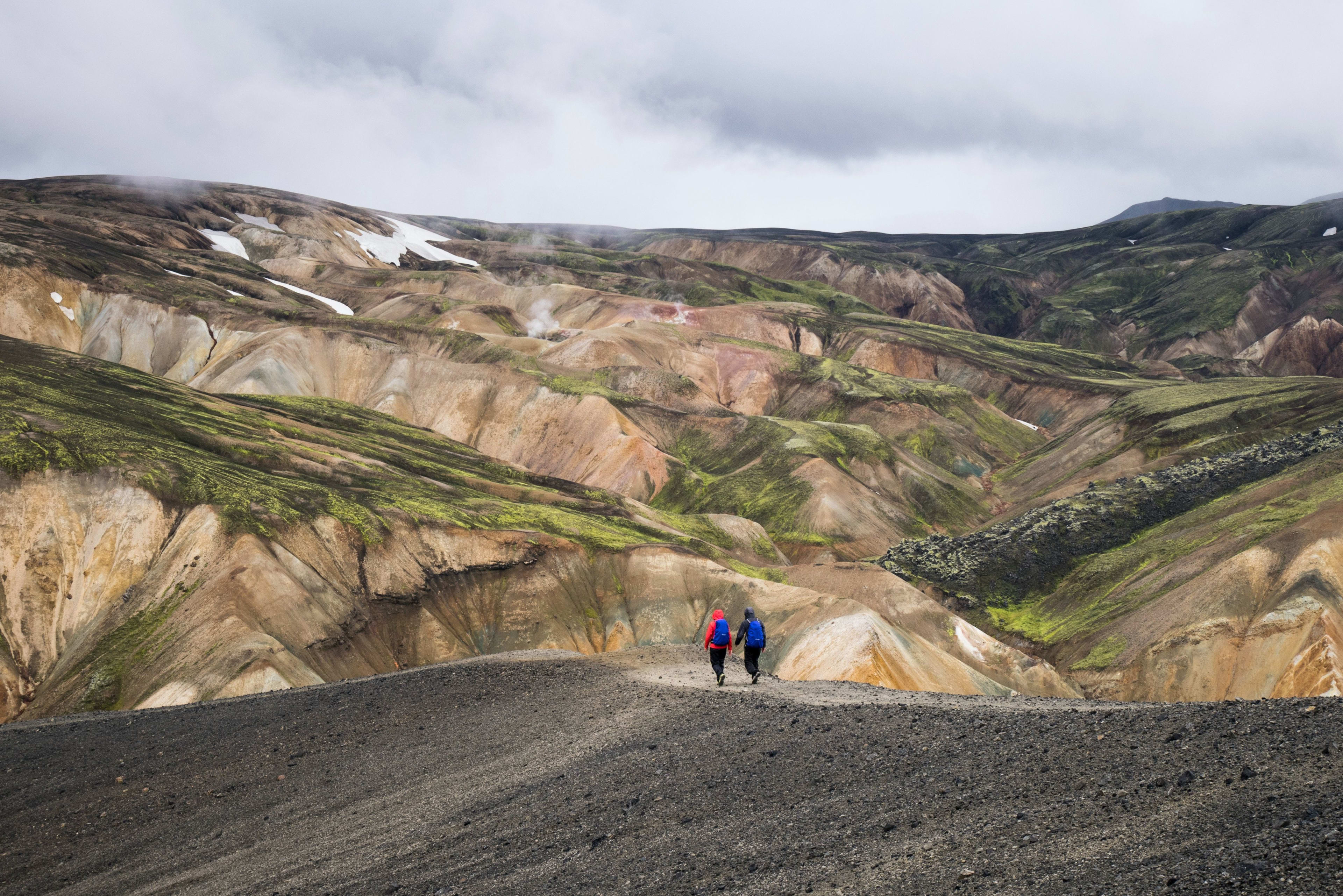 trekking in Landmannalaugar