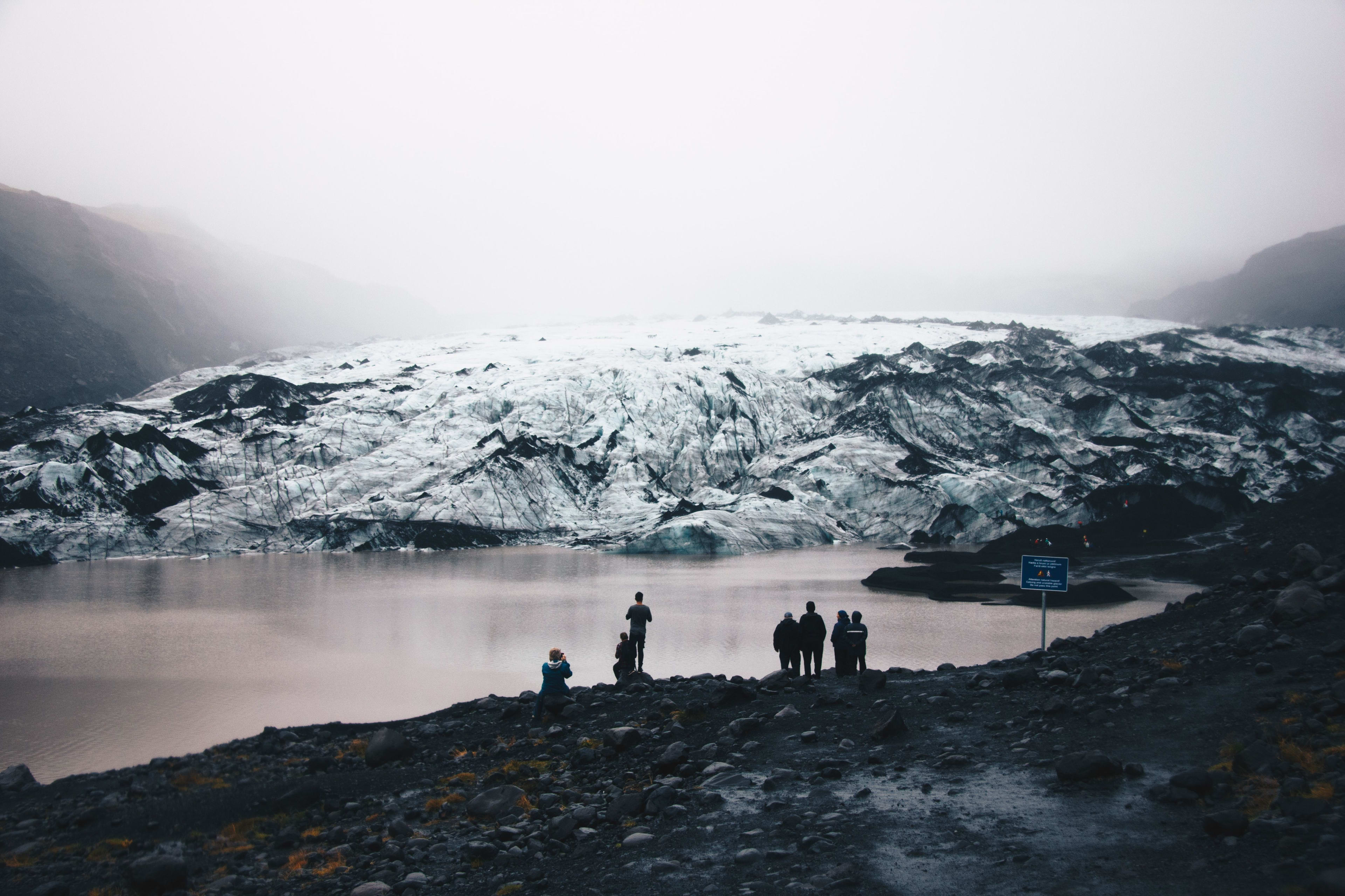 people at Myrdalsjokull