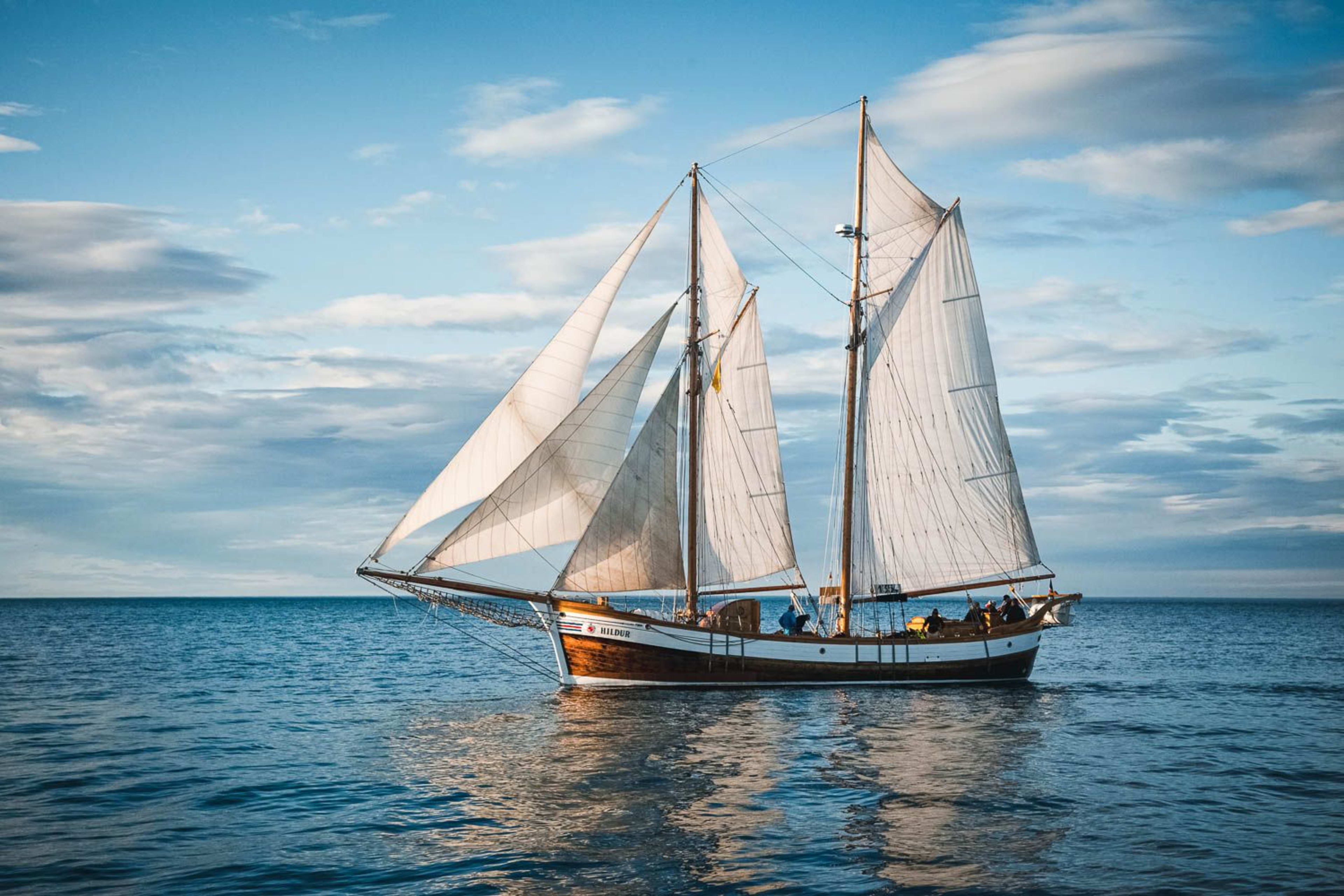icelandic traditional schooner hildur