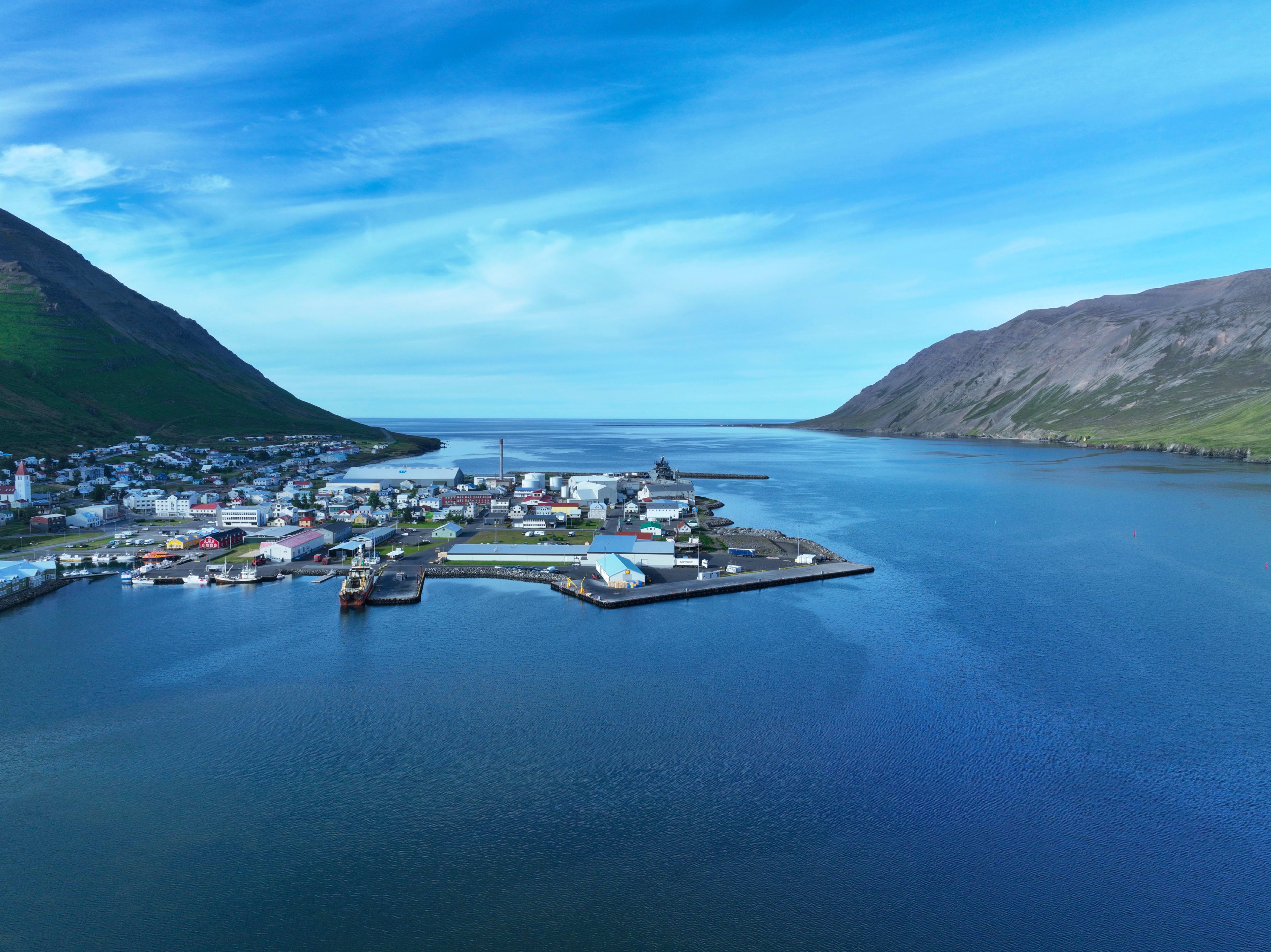 sea-around Siglufjordur town