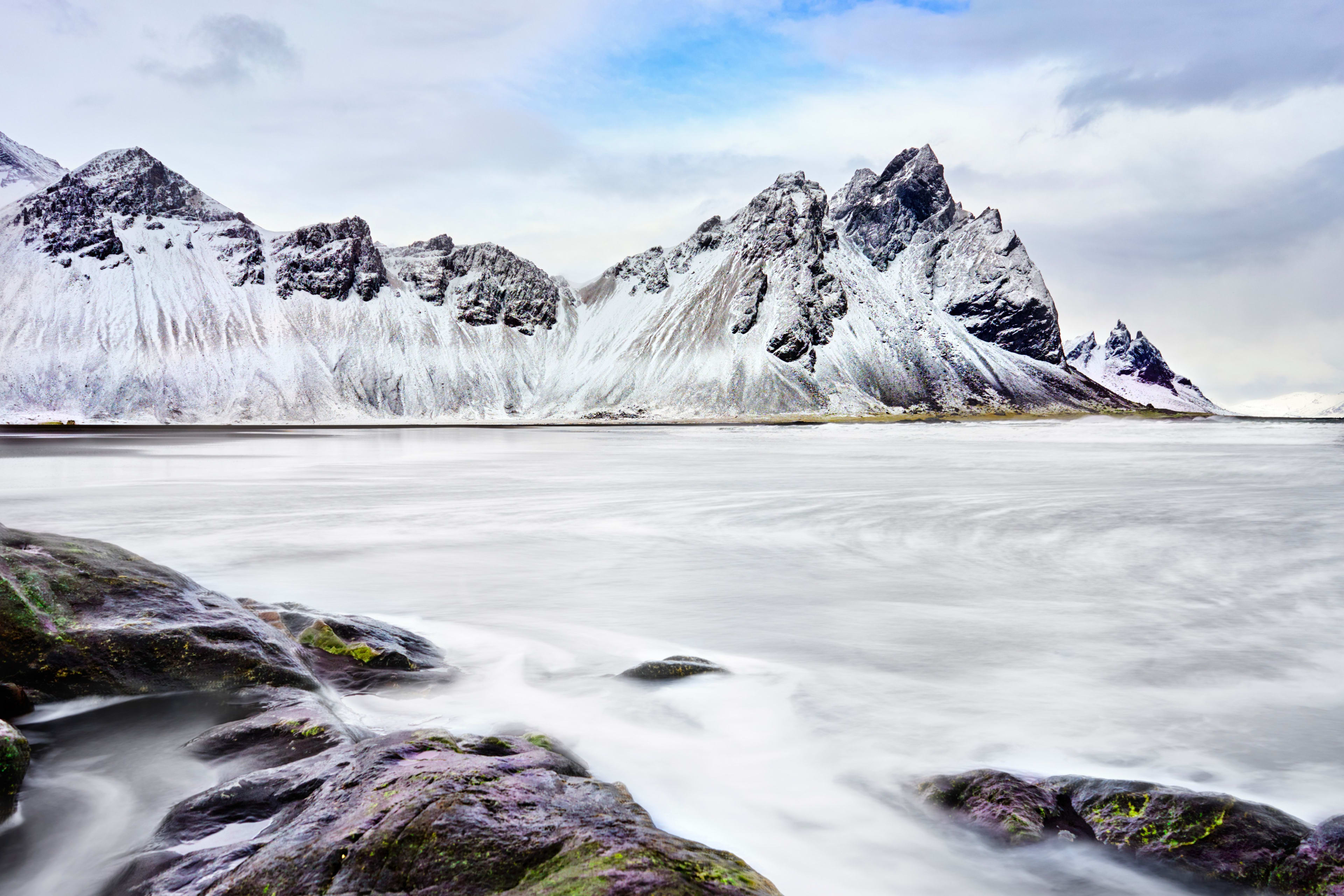 Vesturhorn in winter