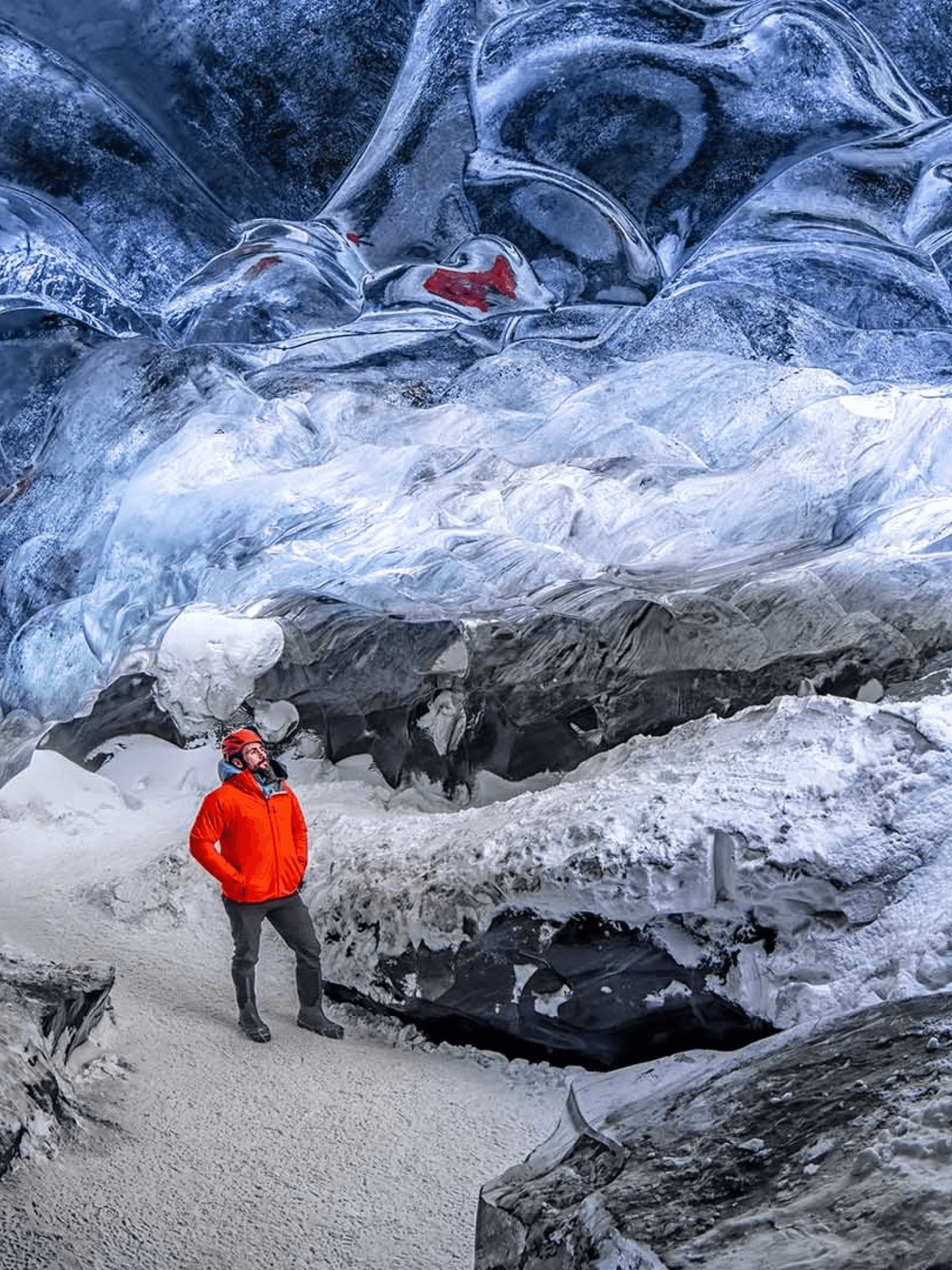 blue ice cave iceland southcoast tour