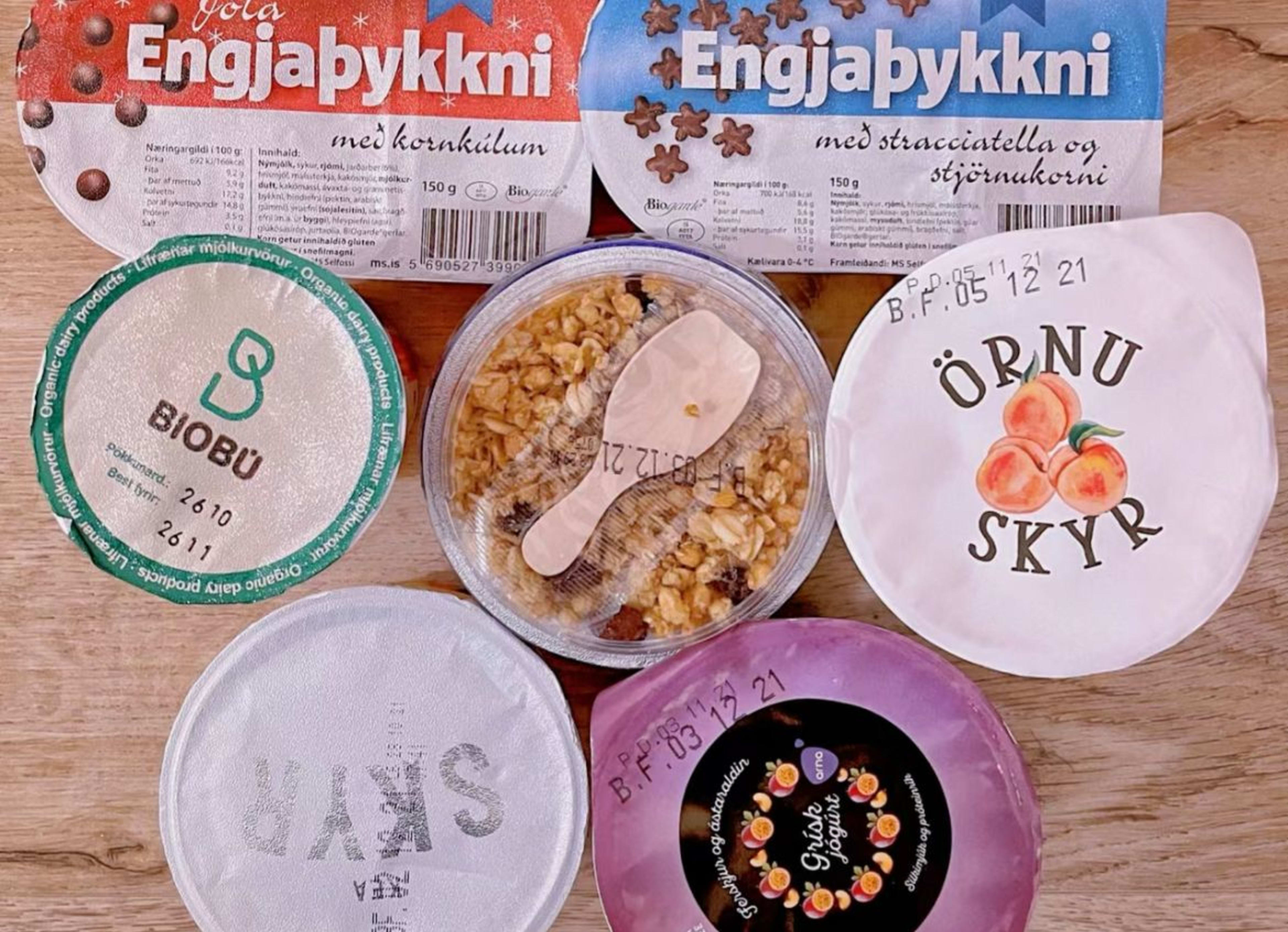 different types of iceland yogurt skyr