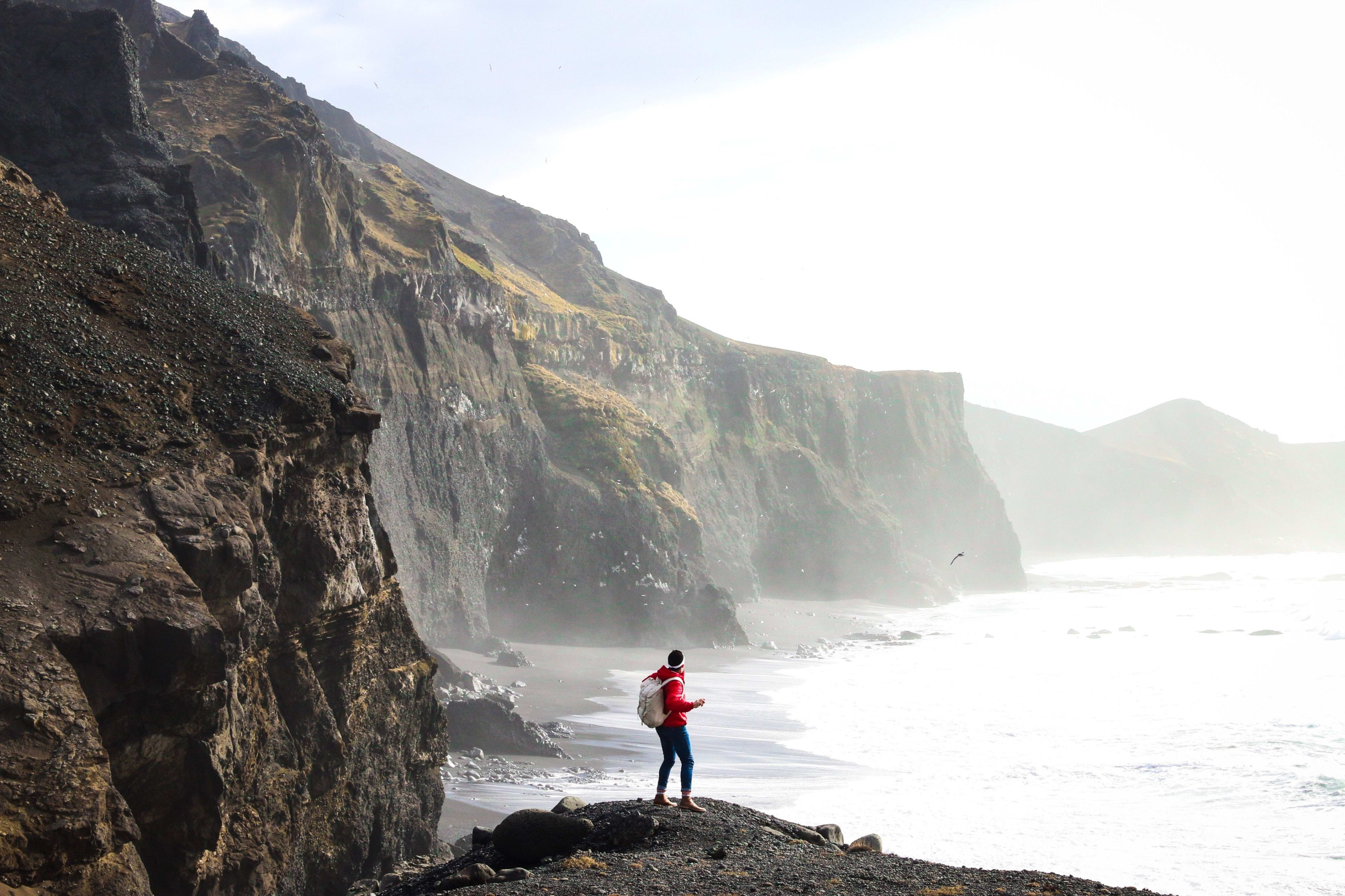 adventurer in iceland