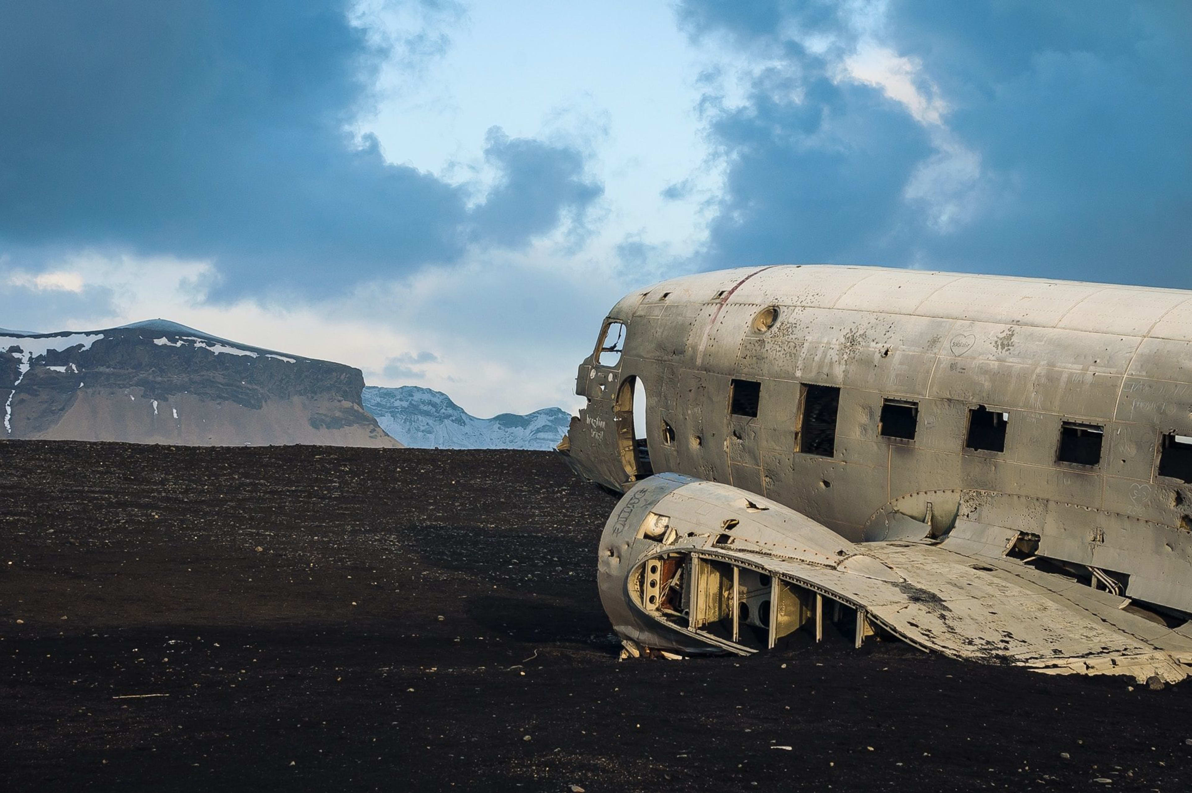 plane wreck dc-3 on the beach