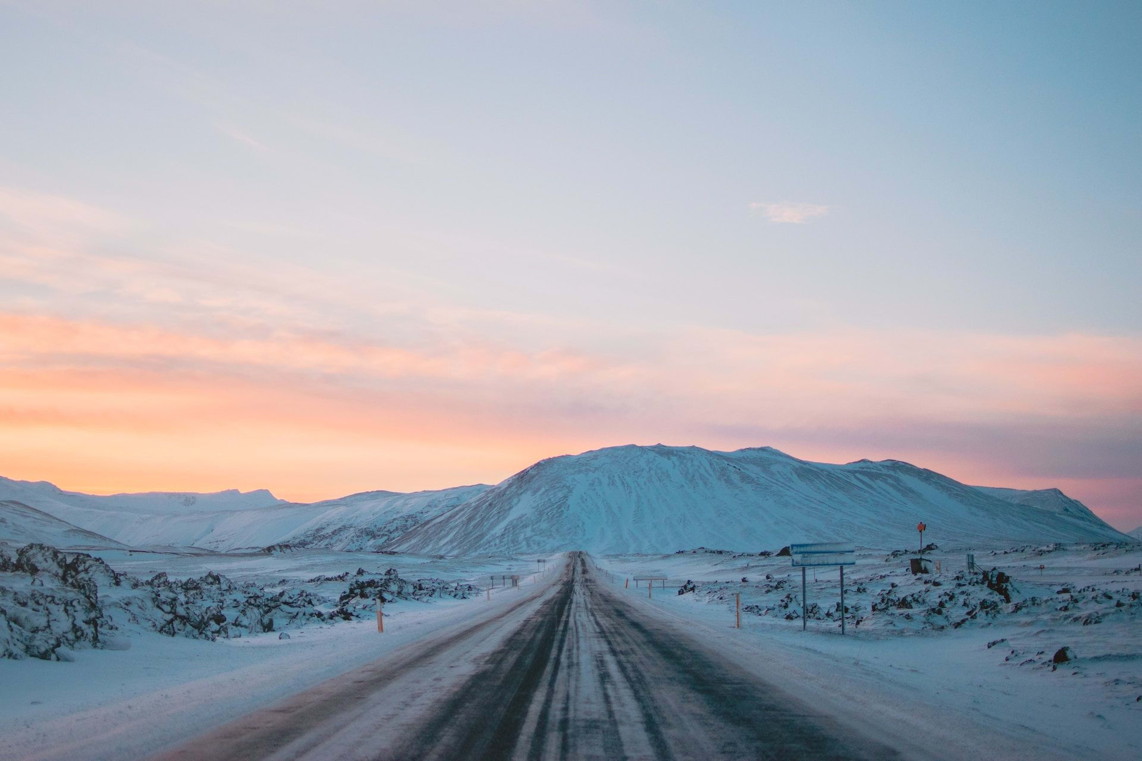 iceland winter road