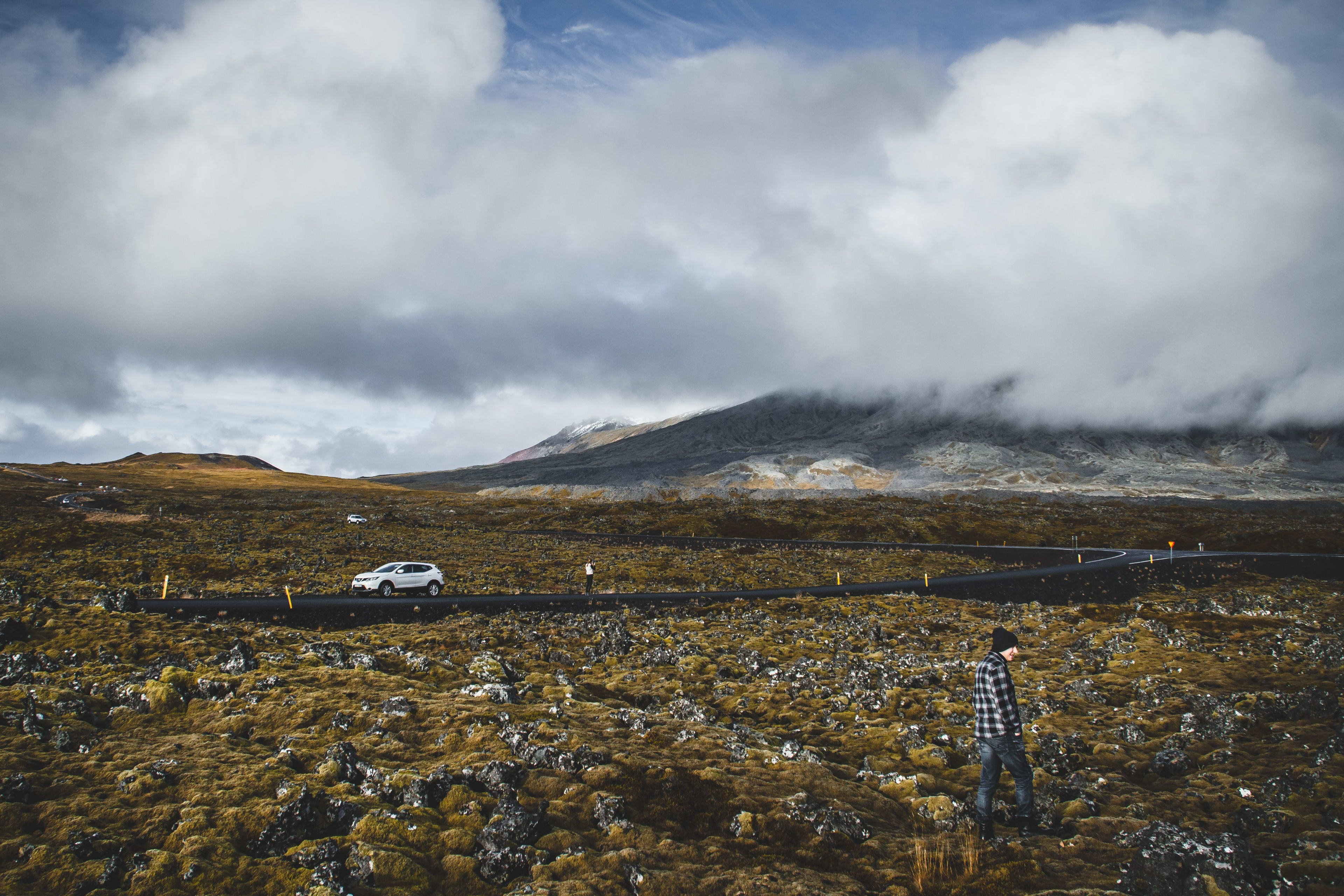 driving in the wild of iceland