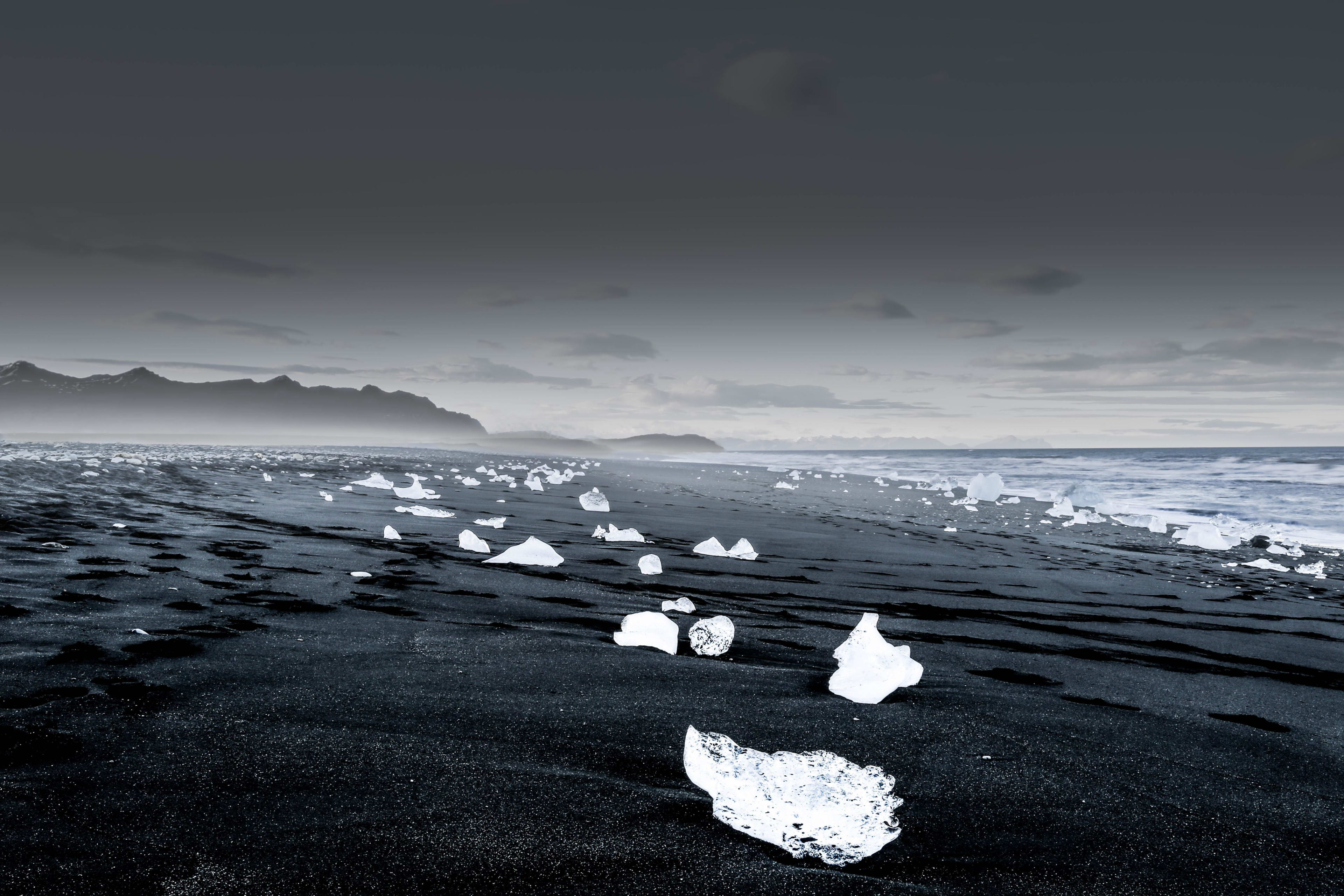 diamond beach in south iceland