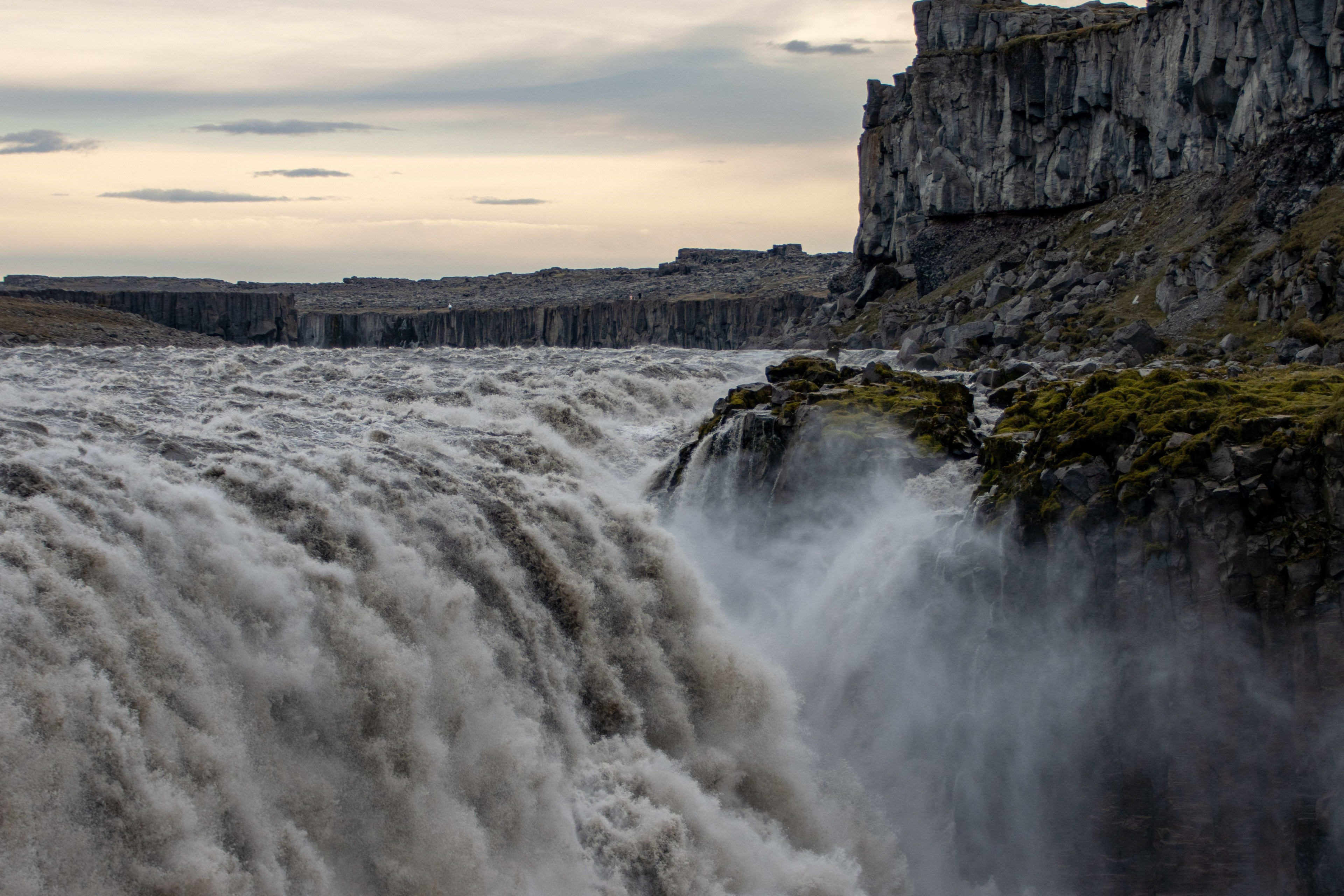 powerful dettifoss in north iceland