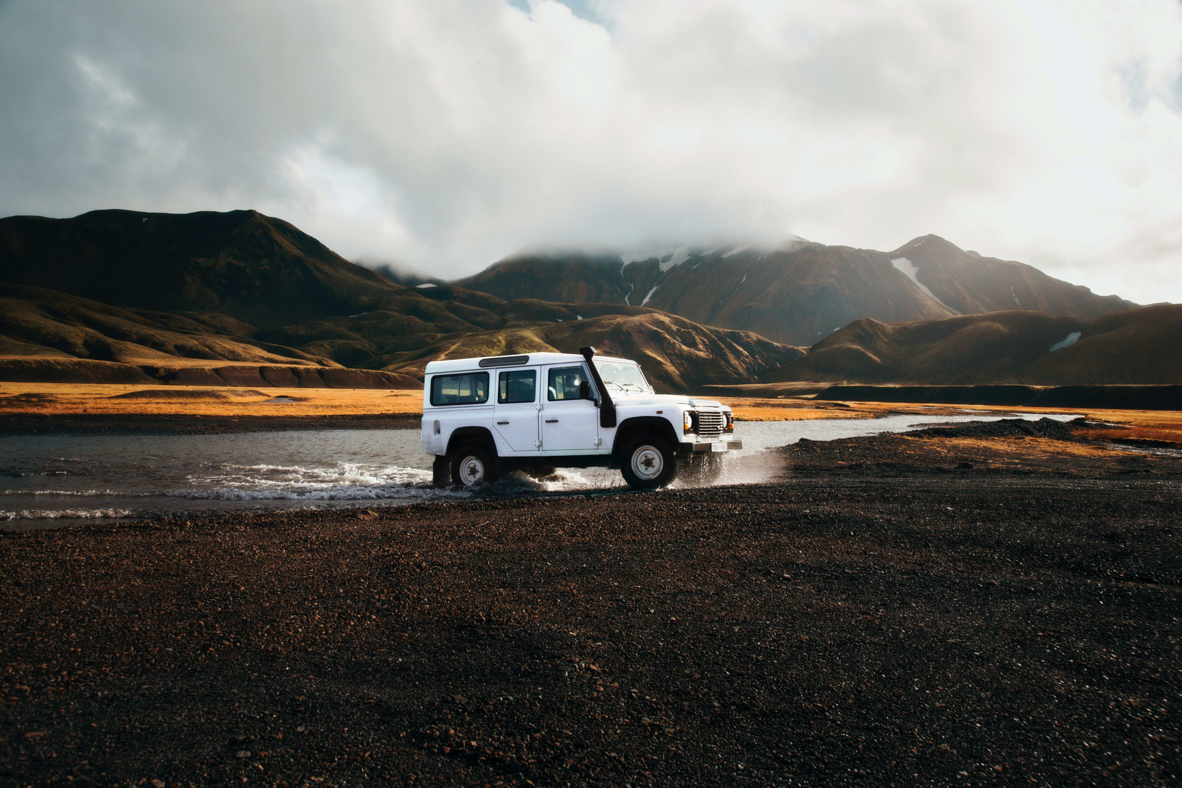 driving across the river