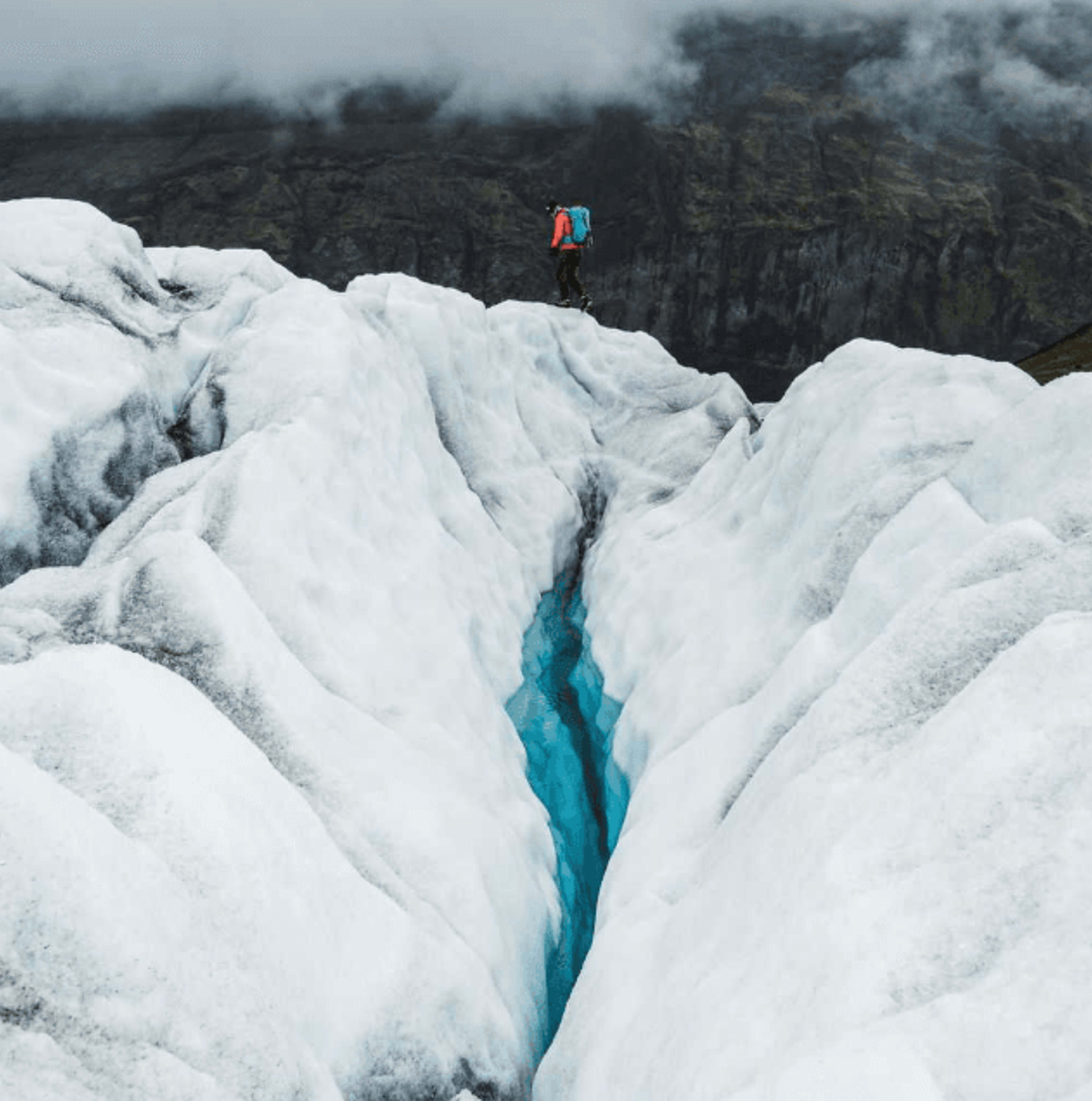 glacier walking in iceland