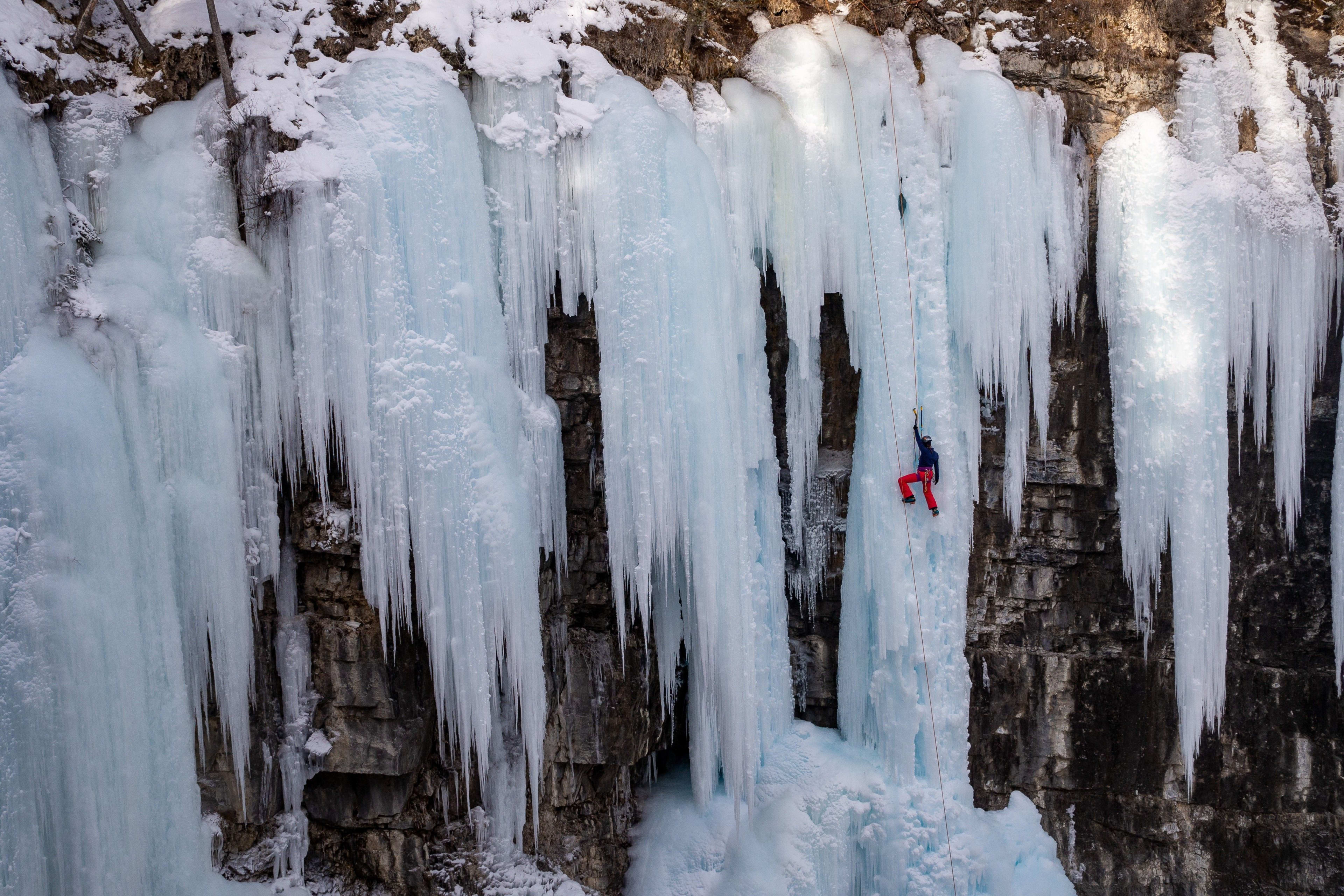 ice climbing