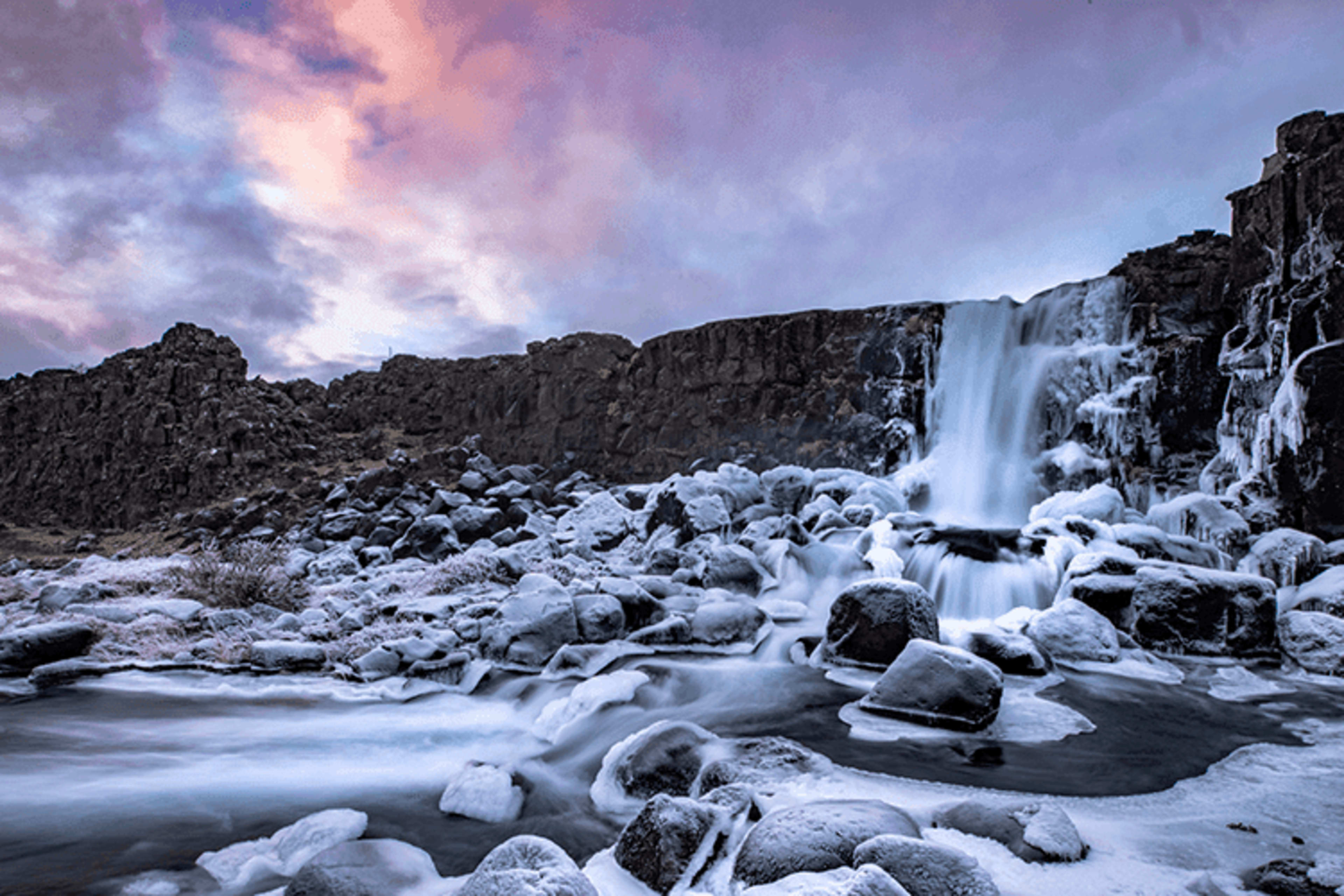 oxararfoss of thingvellir