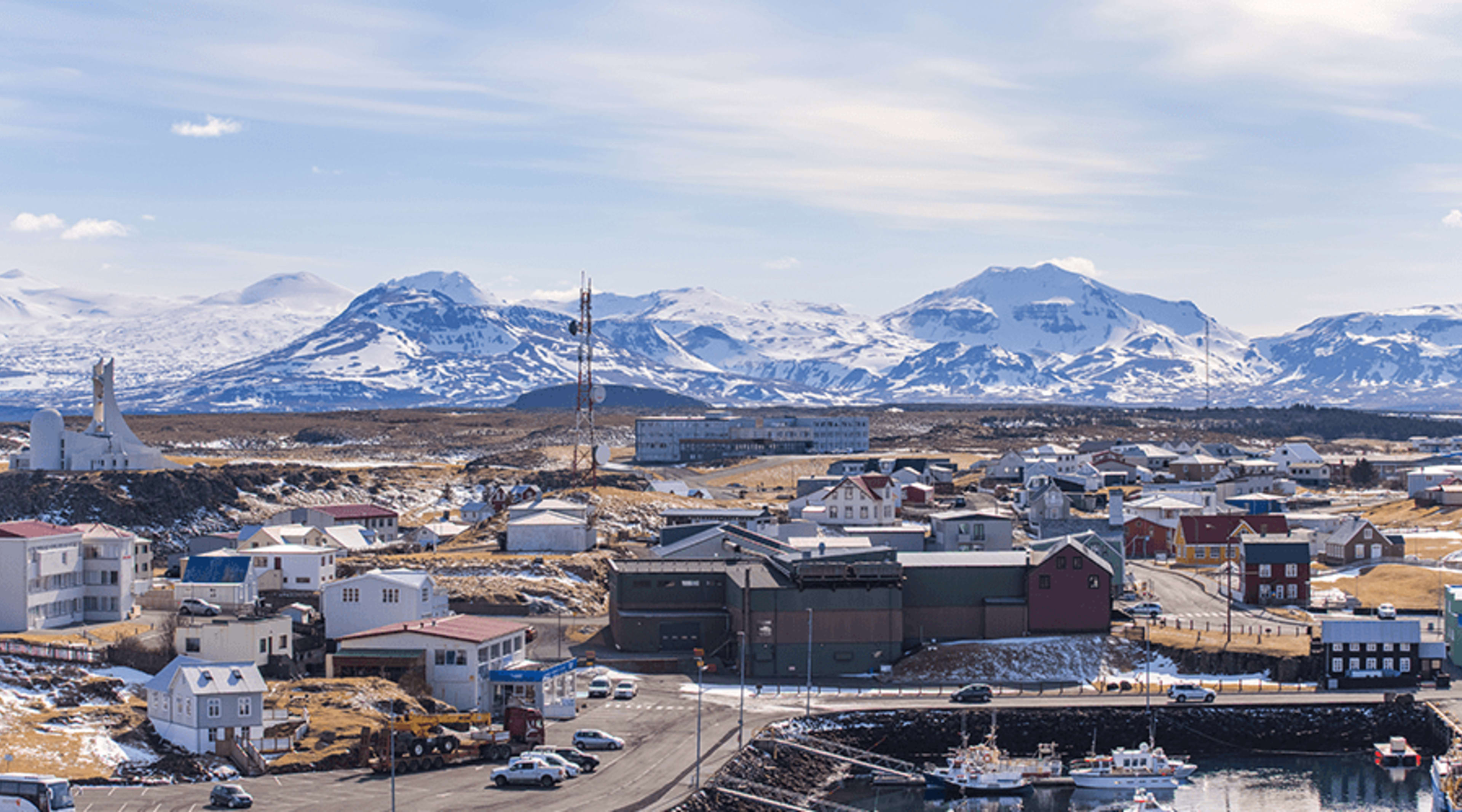 full view of Stykkisholmur town