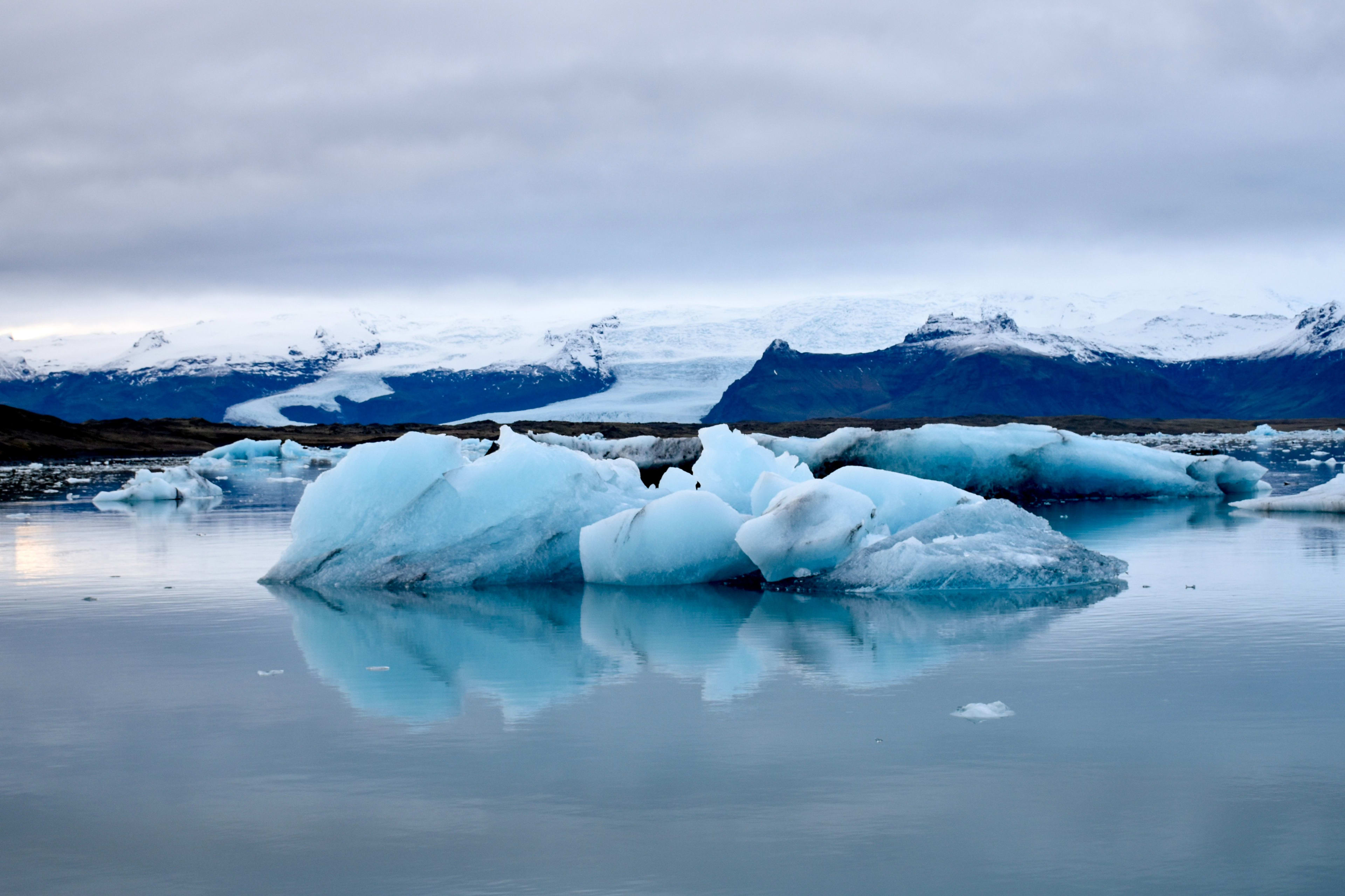 jokulsarlon and giant floating ice