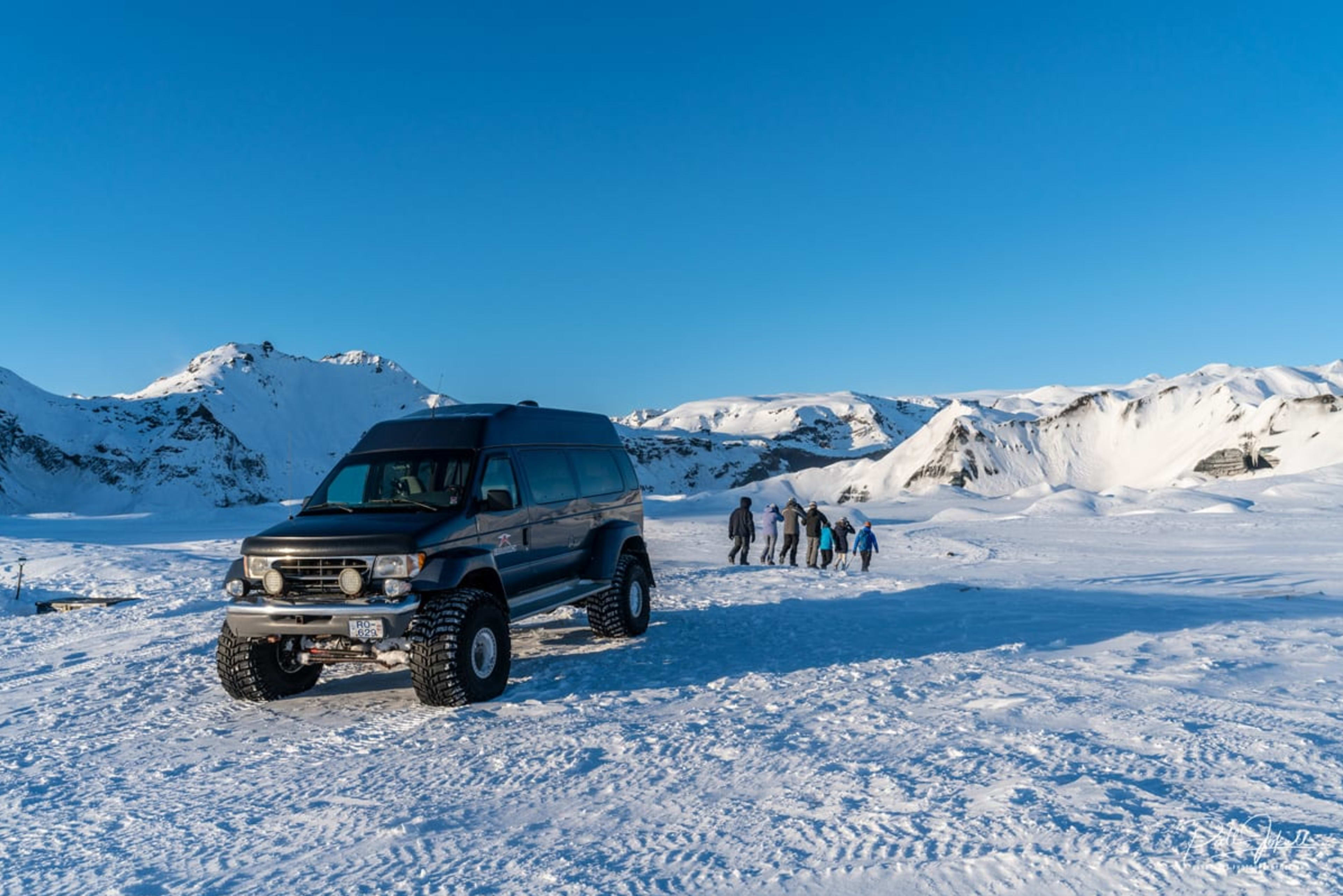 katla ice cave tour with super jeep transfer