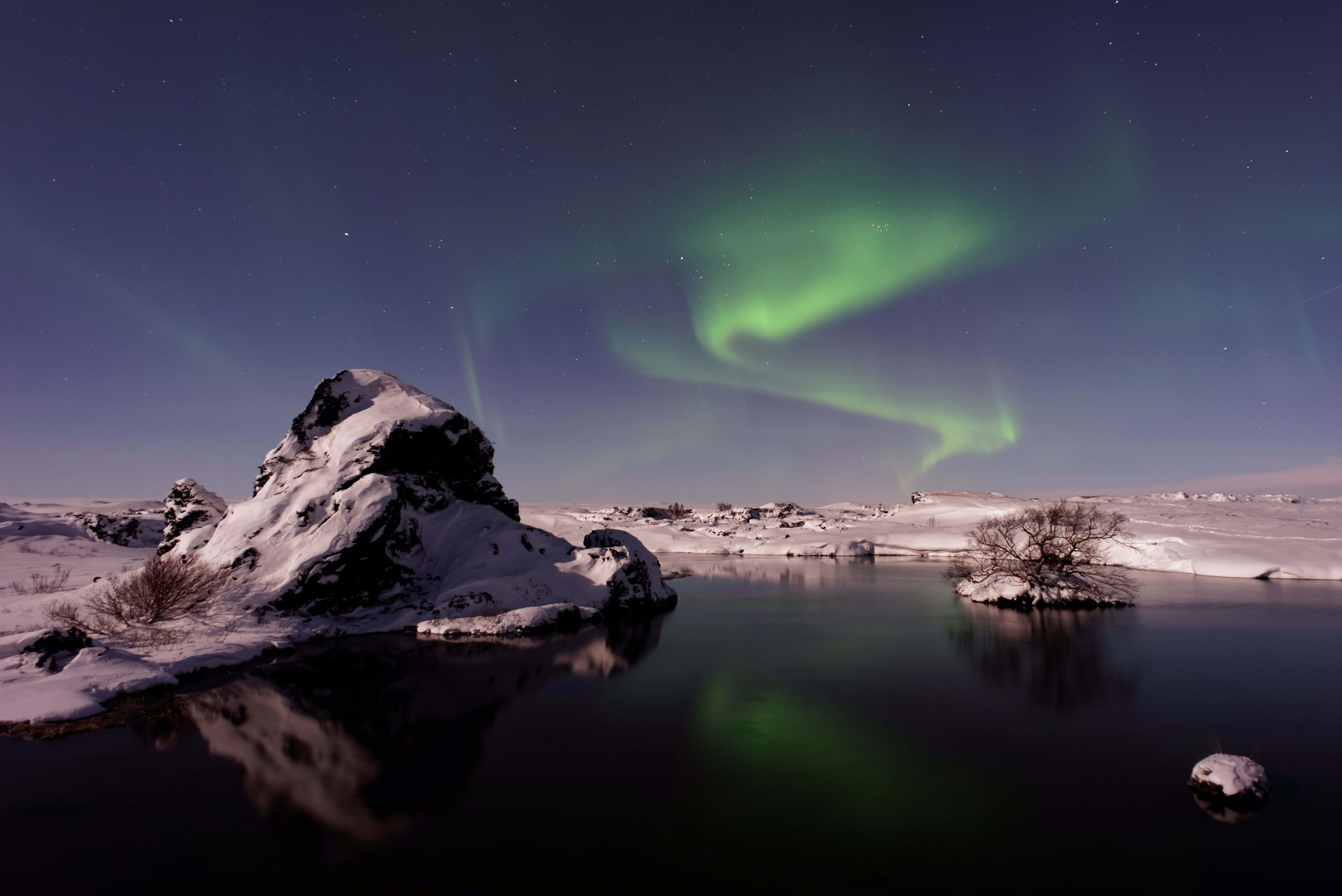 aurora at myvatn