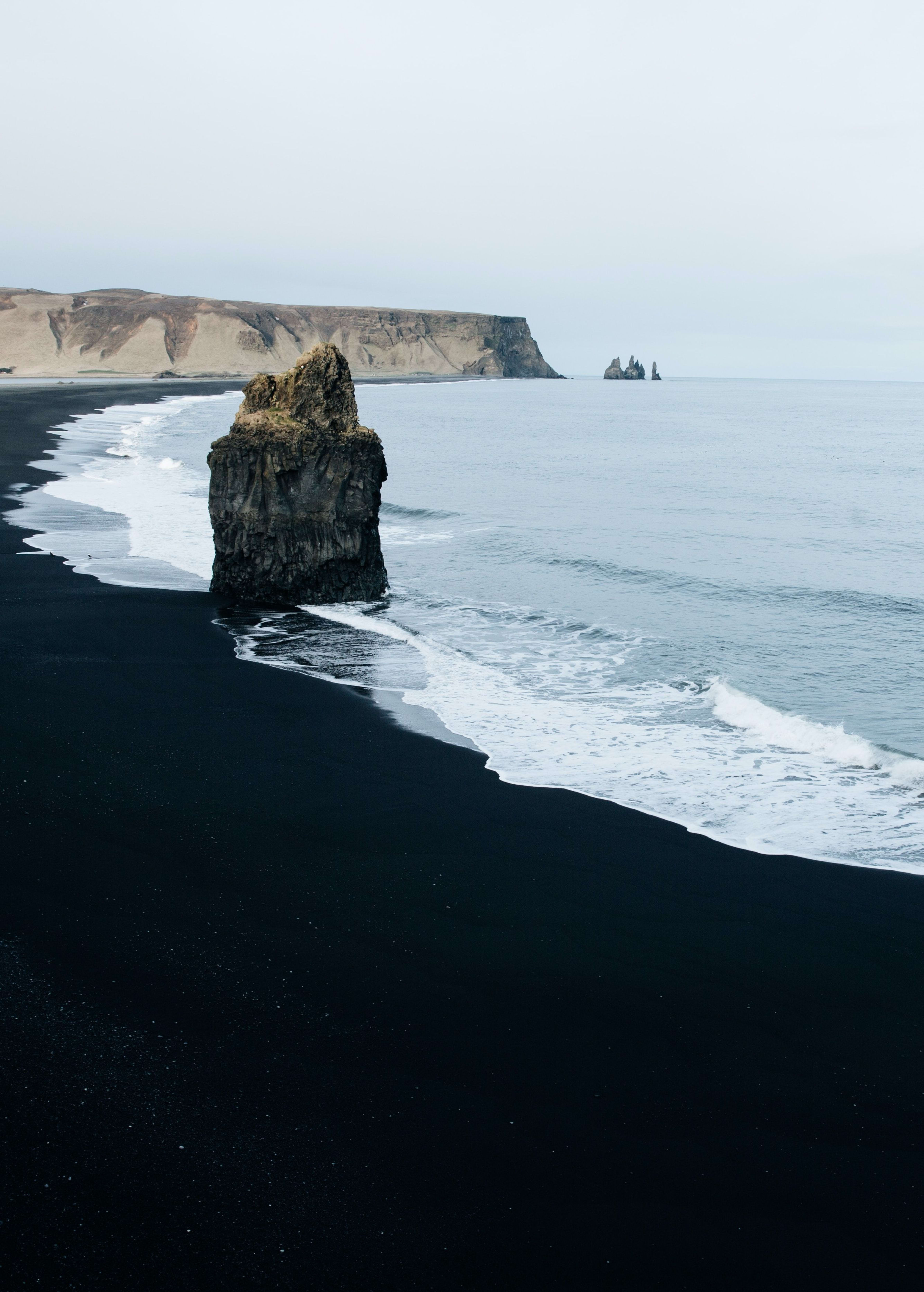 iceland black sand beach portrait-MD041