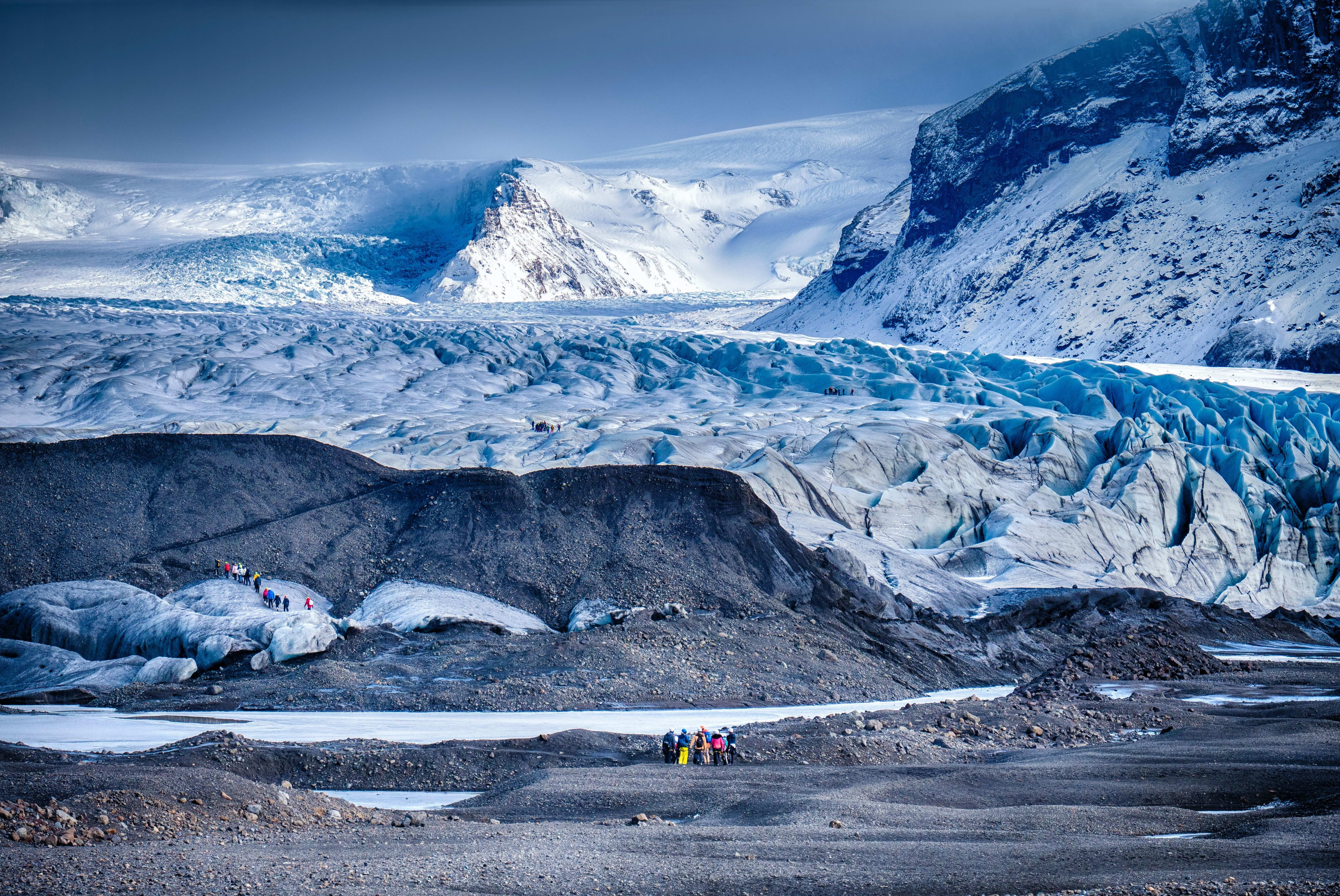 skaftafell glacier