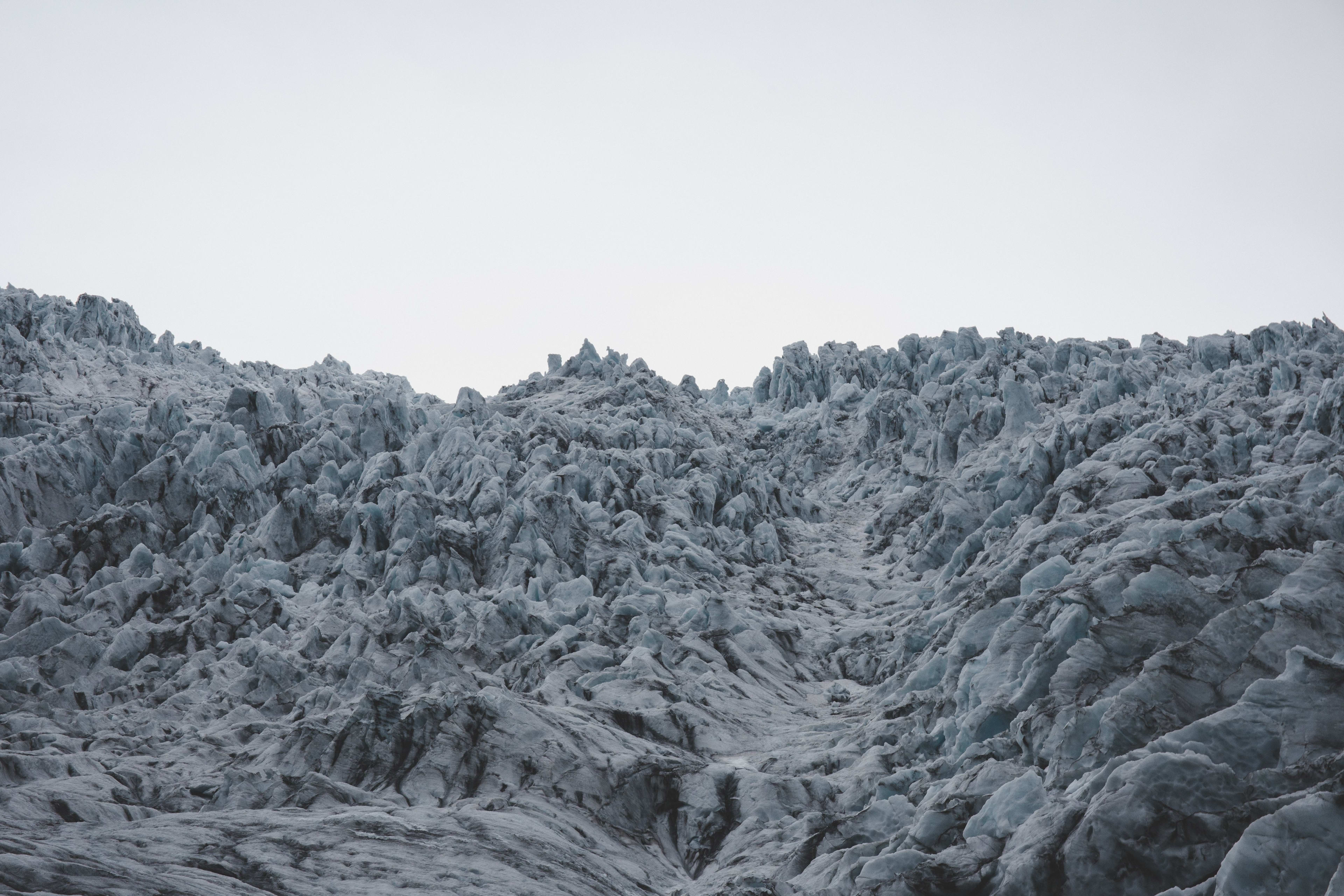 details of vatnajokull glacier